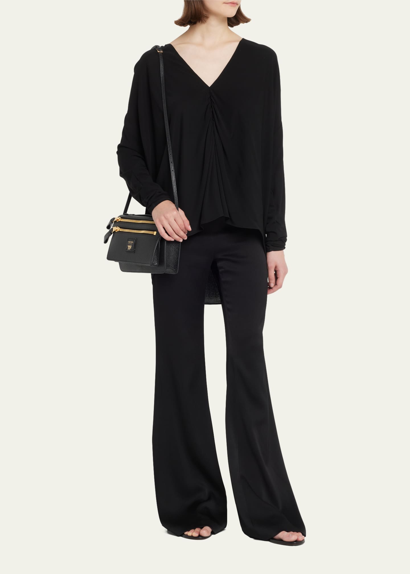 Tom Ford Jennifer Medium Leather Crossbody Bag White, $3,200, Bergdorf  Goodman