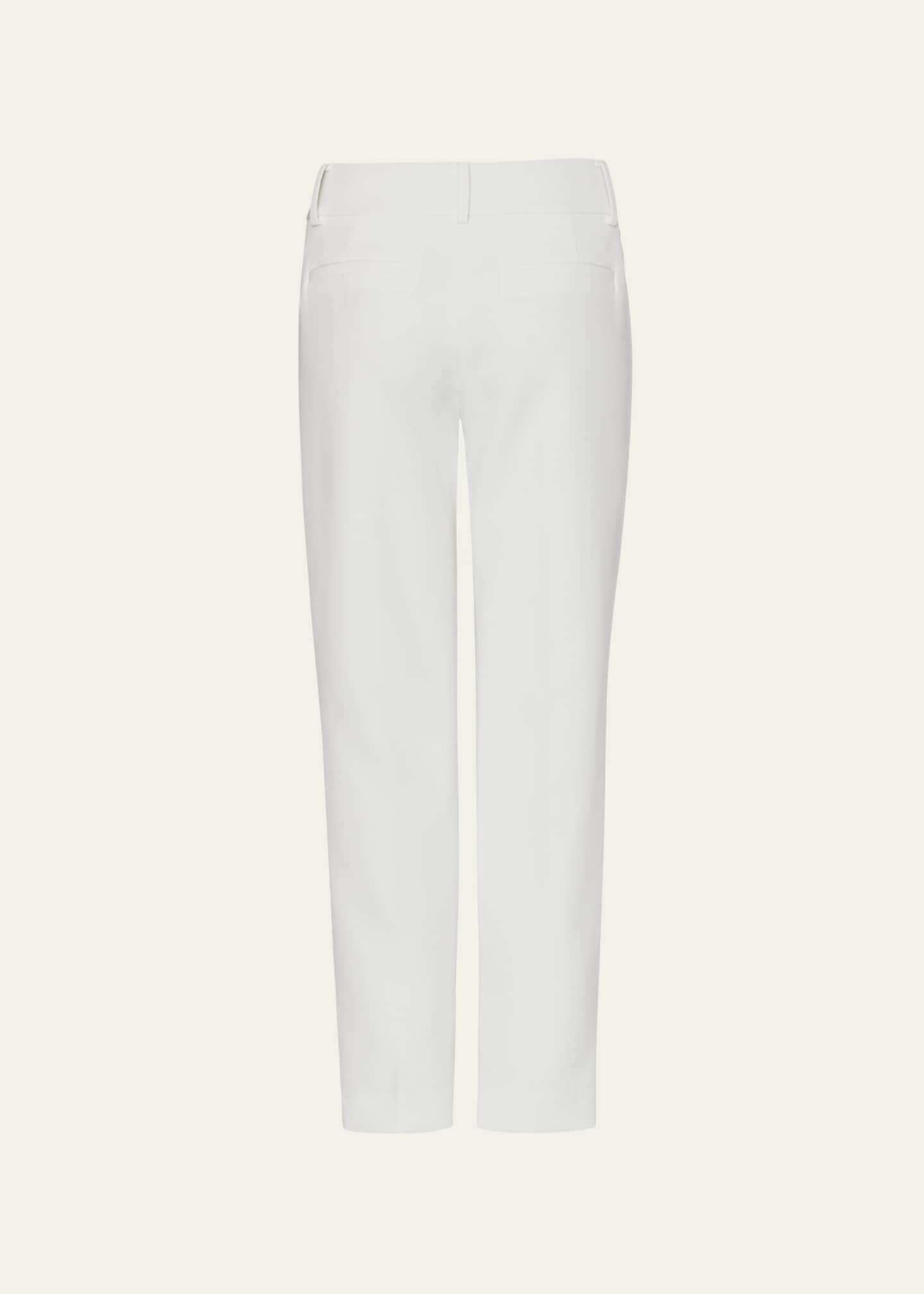 Milly Nicola Cropped Slim Cady Pants Image 3 of 4