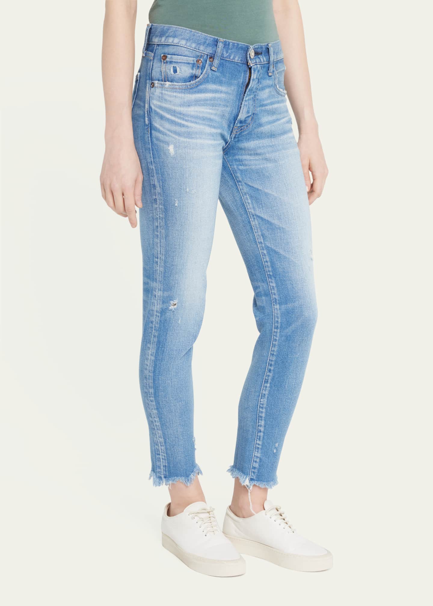 MOUSSY VINTAGE Diana Distressed Skinny Ankle Jeans - Bergdorf Goodman