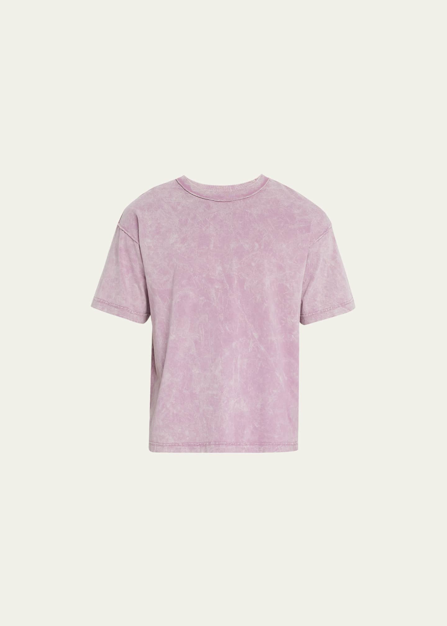 John Elliott Men's Mineral Wash Cropped Tee Bergdorf Goodman