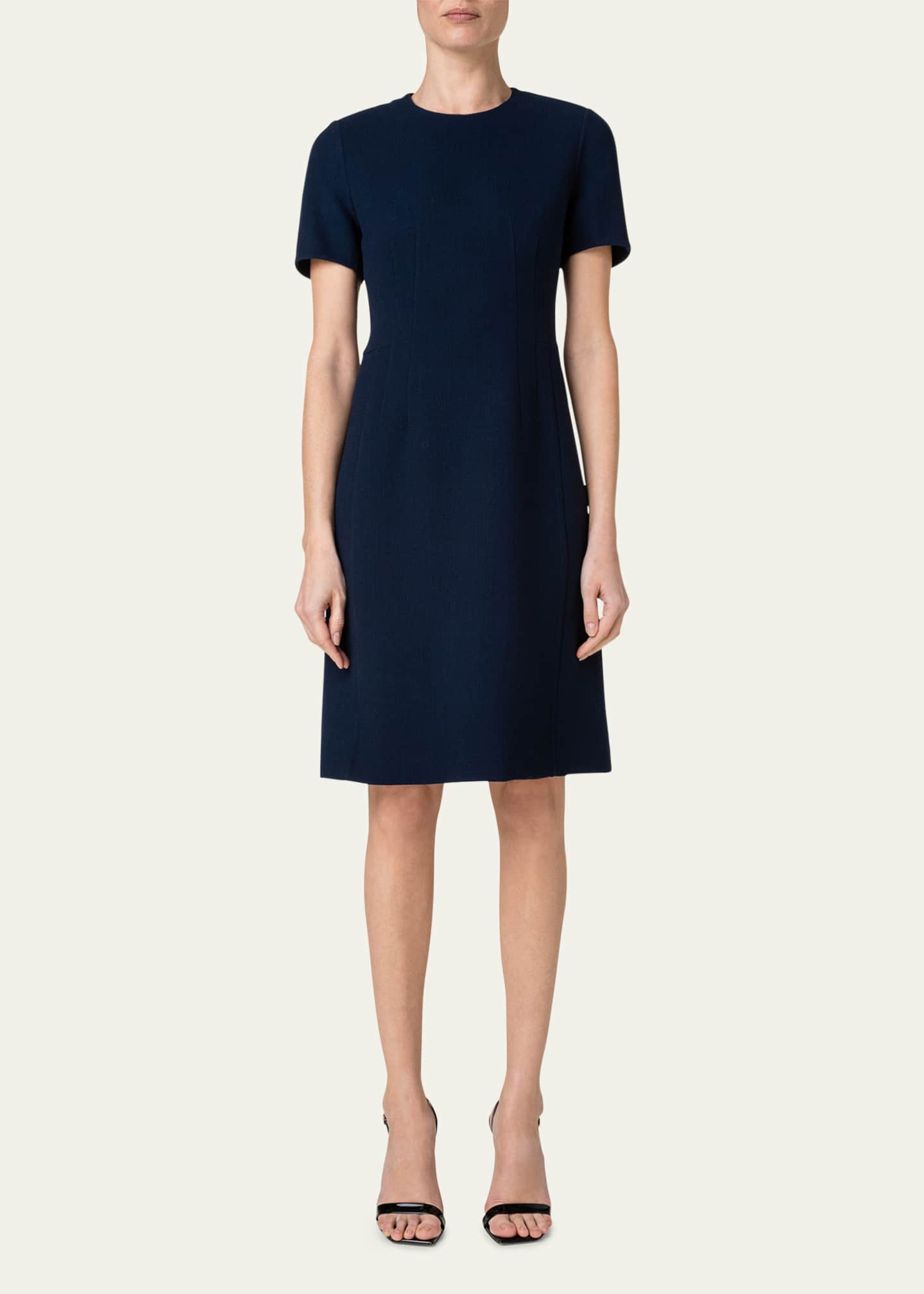 Akris Double-Face A-Line Dress Image 2 of 5