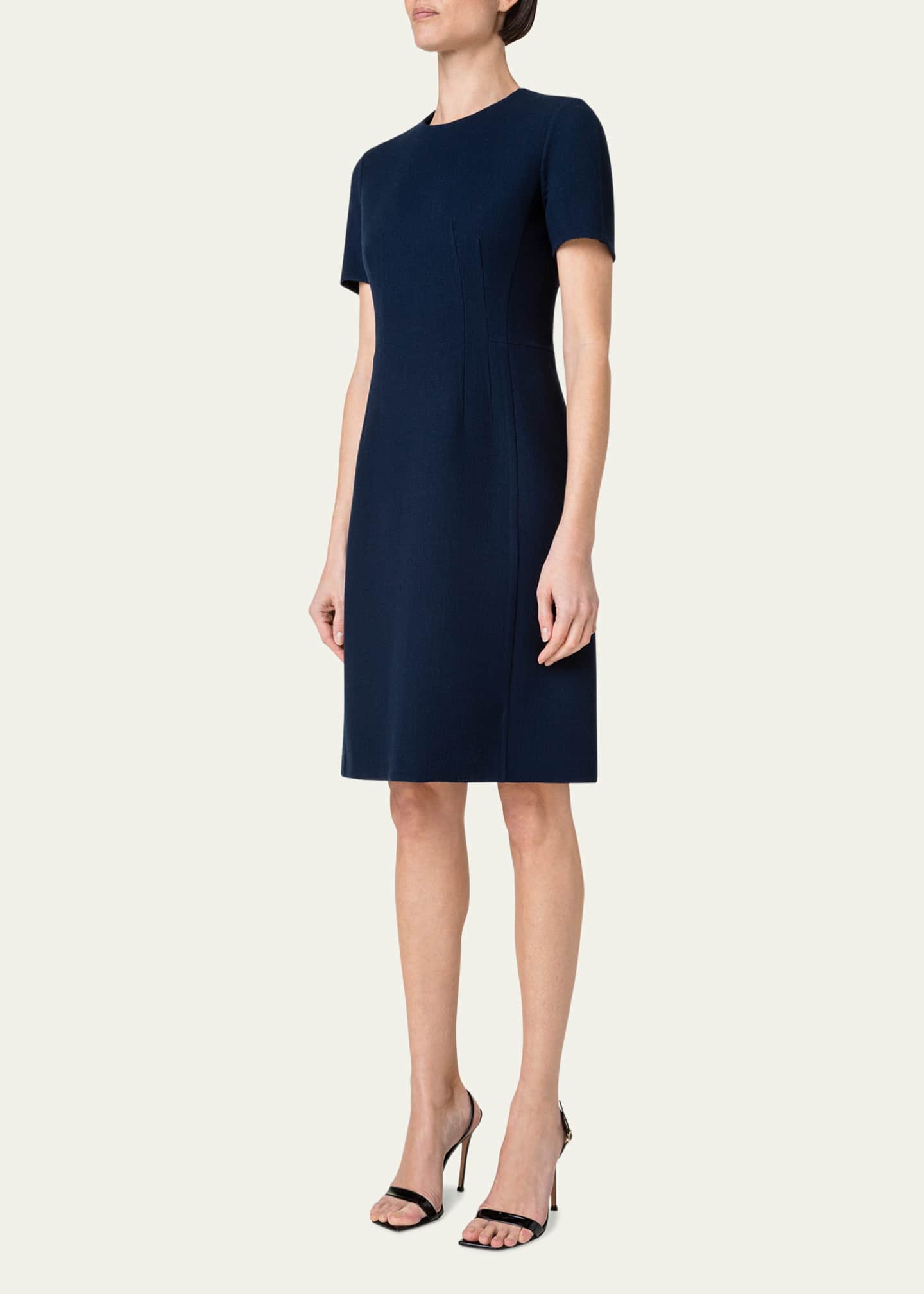 Akris Double-Face A-Line Dress Image 4 of 5