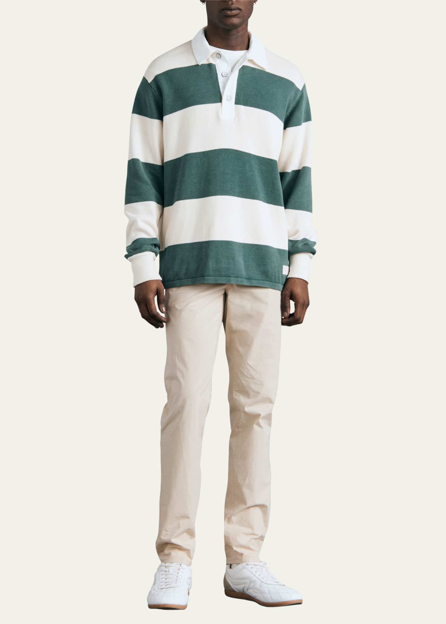 Rag & Bone Men's Eton Striped Knit Rugby Shirt - Bergdorf Goodman