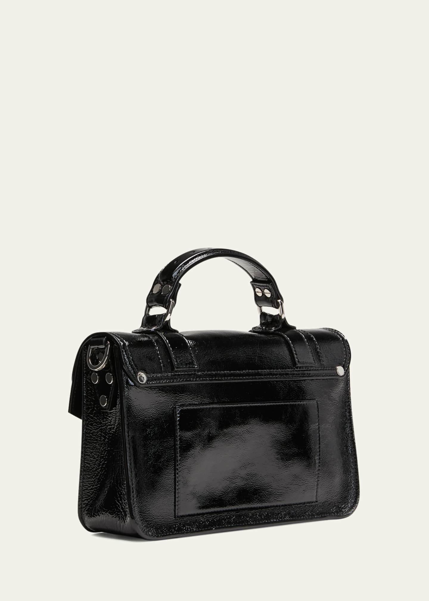 Proenza Schouler Tiny Crinkled Patent Messenger Bag Bergdorf Goodman