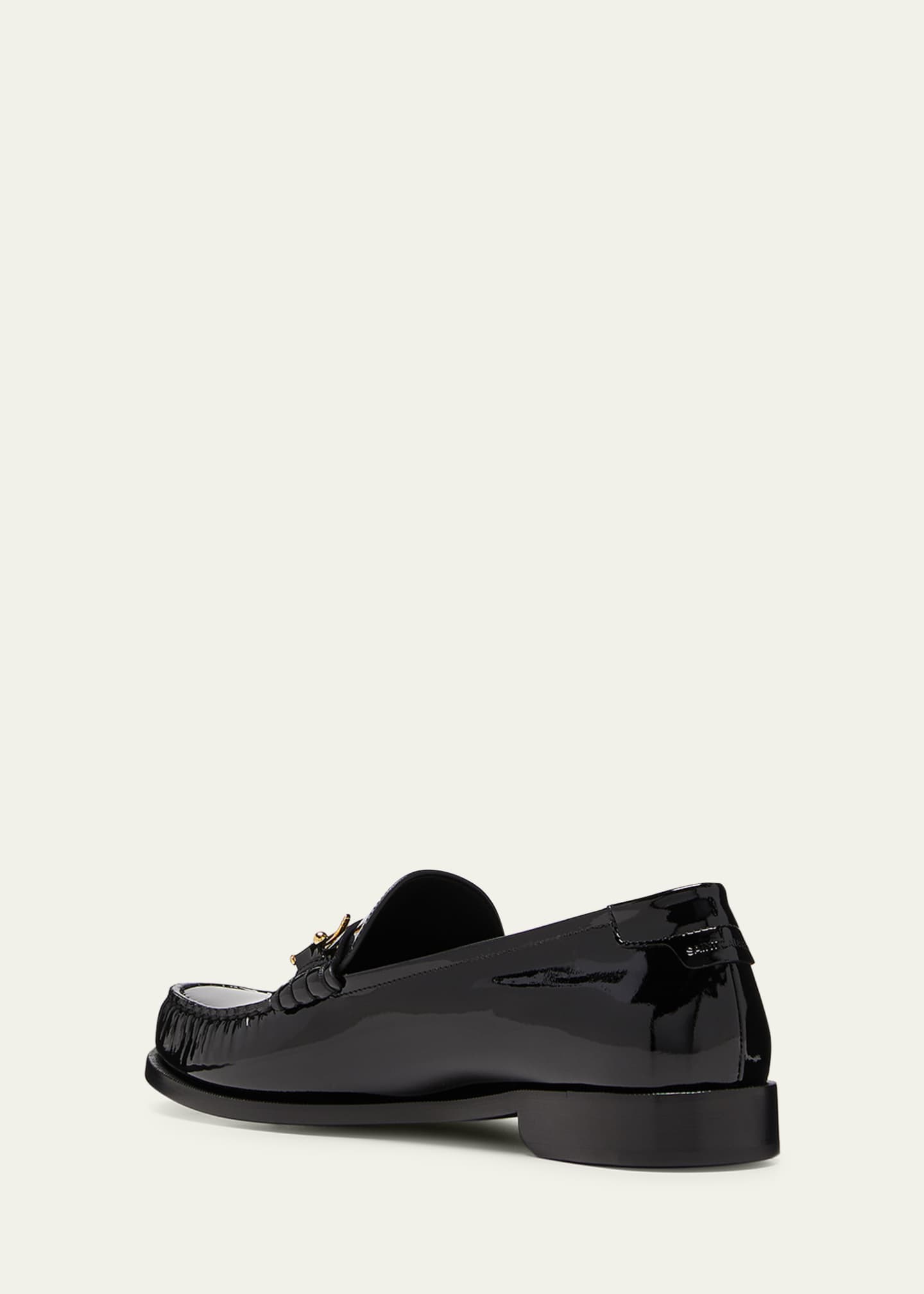 Saint Laurent Men's Patent Leather Loafers - Bergdorf Goodman
