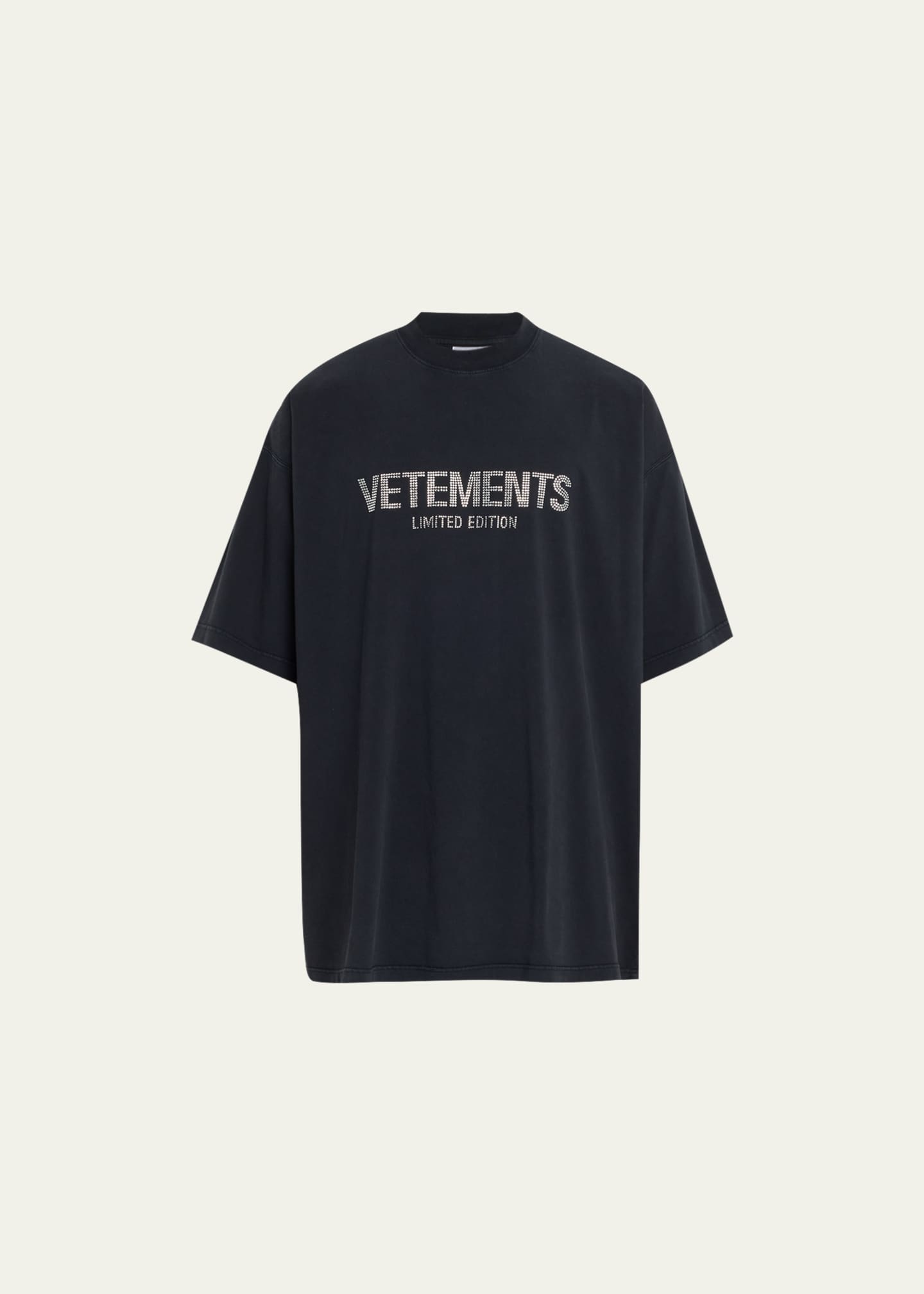 Vetements Men's Jersey Crystal-Logo T-Shirt - Bergdorf Goodman