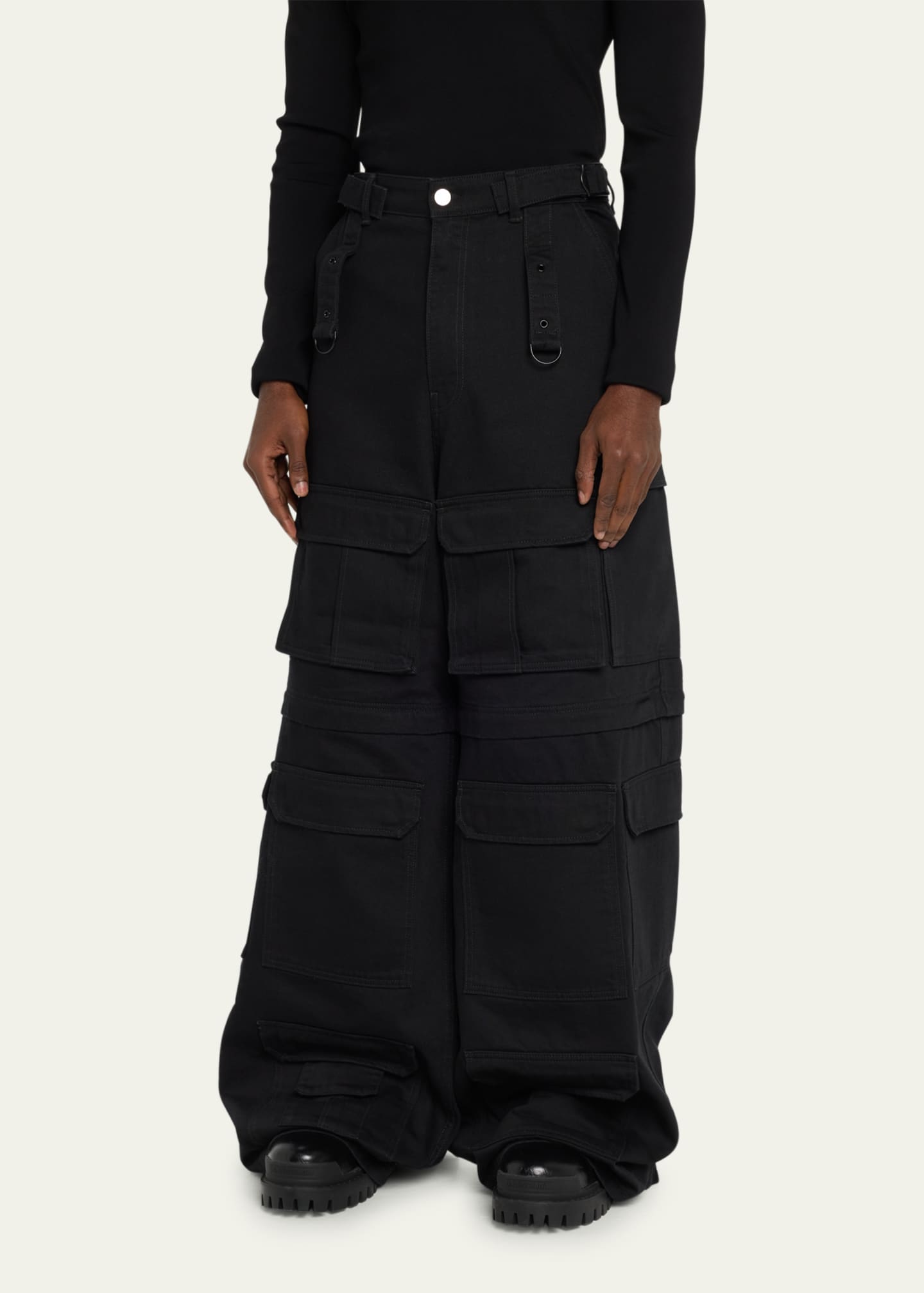 11 BYBB'S DARK Detachable Multi-Pocket Cargo Pants Men Harajuku Hip Hop  Streetwear Joggers Man Elastic Waist Sweatpants Techwear CX200729
