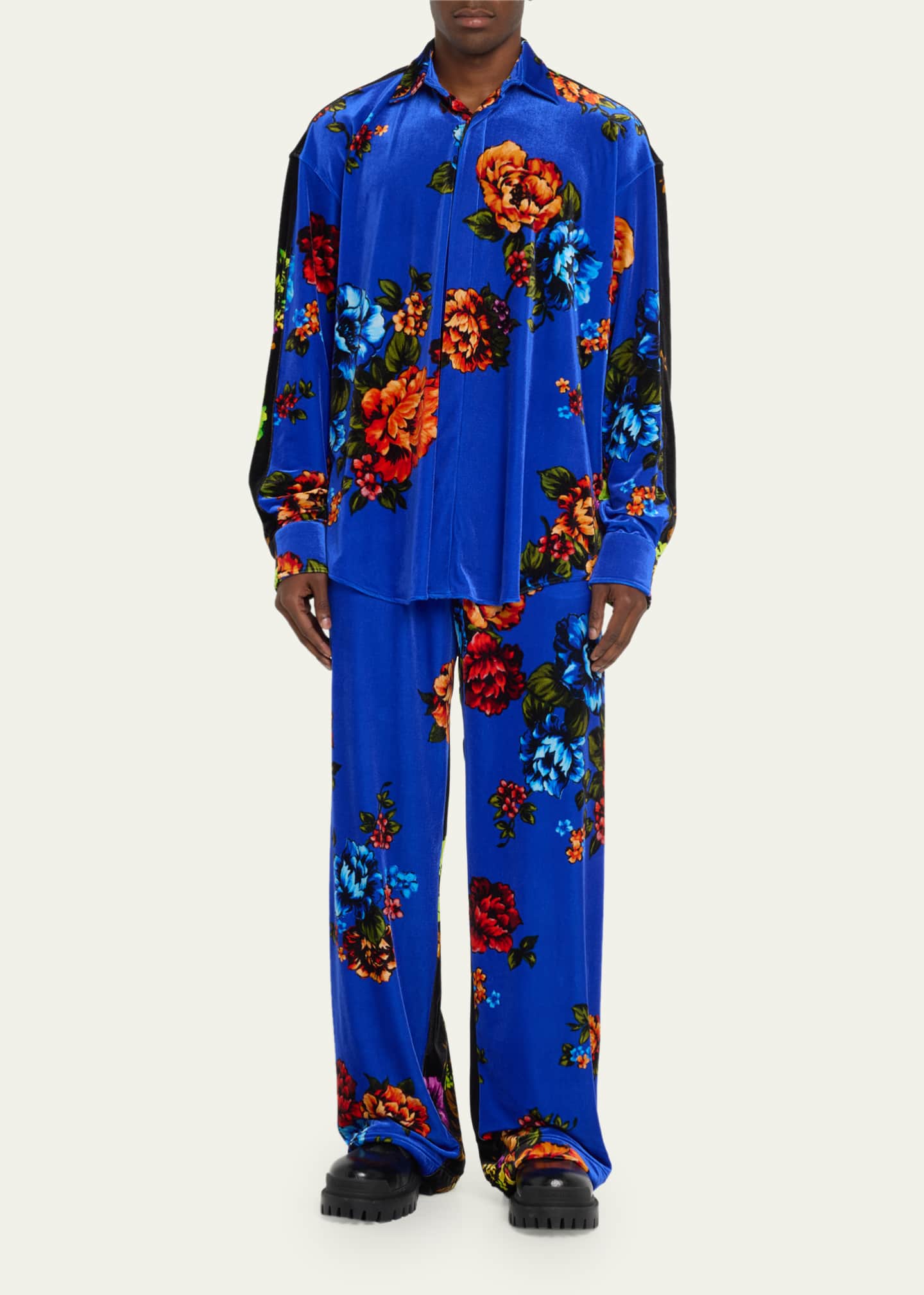 Mens velvet shop lounge pants