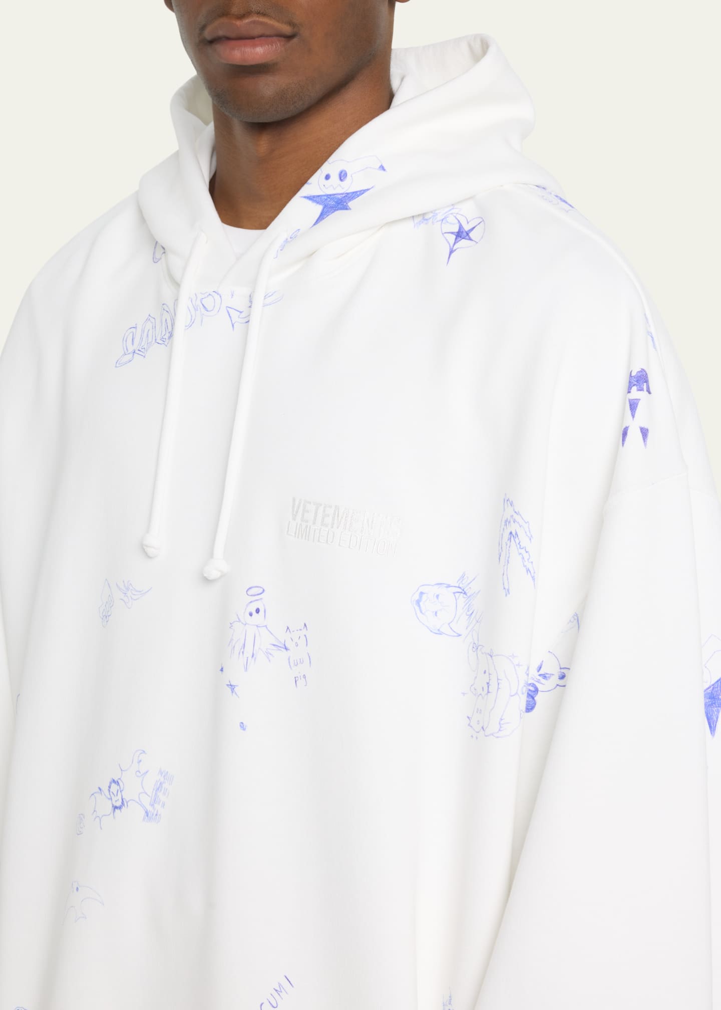Vetements clearance white hoodie