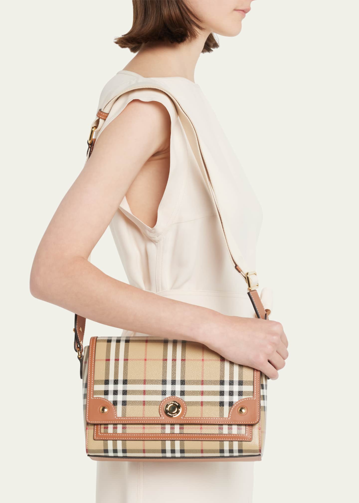 [Burberry] Check Note Shoulder Bag ☆送料込☆ Burberry Note Check Shoulder Bag | Bloomingdale's