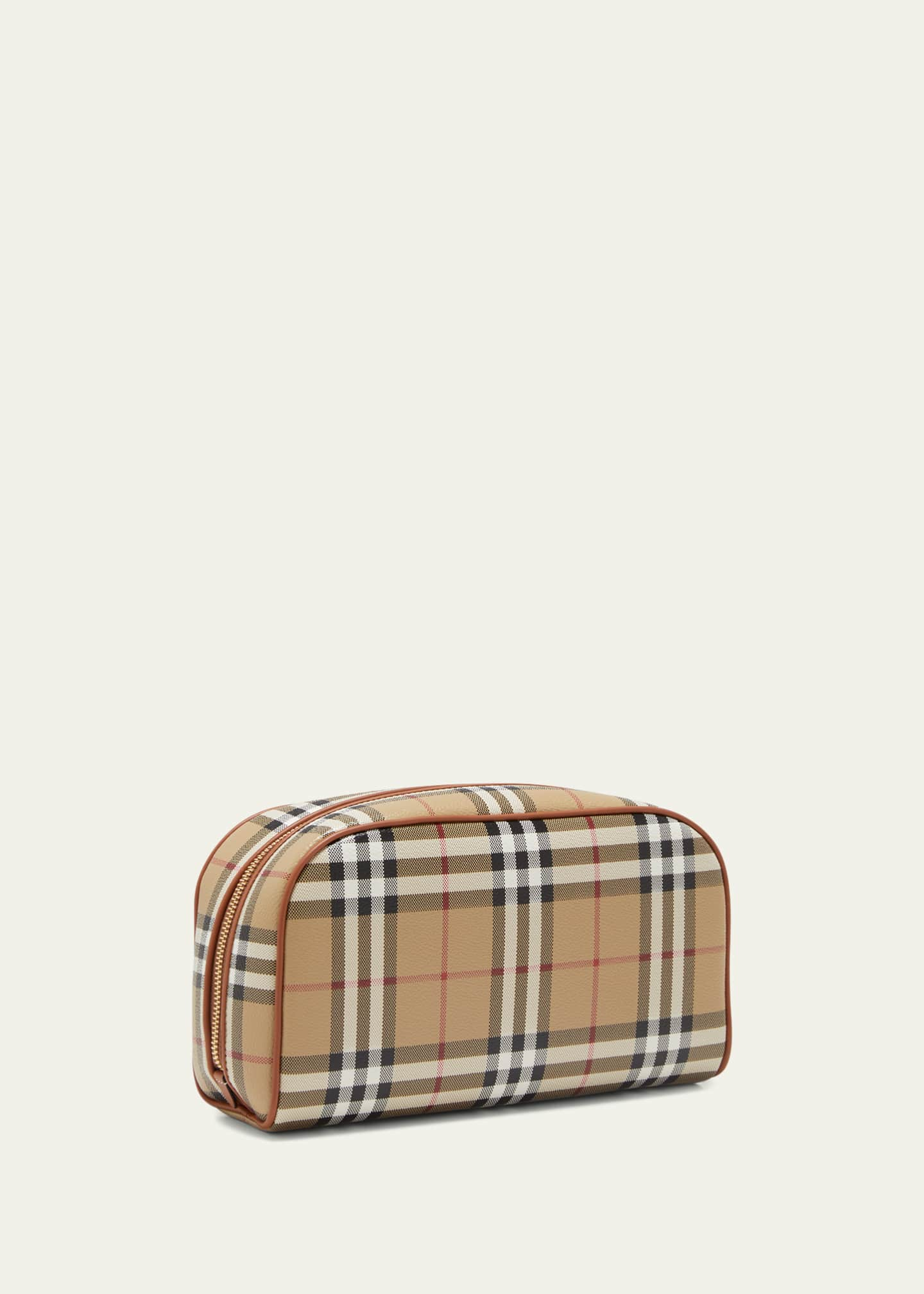 Burberry Check Zip Cosmetic Pouch Bag - Bergdorf Goodman