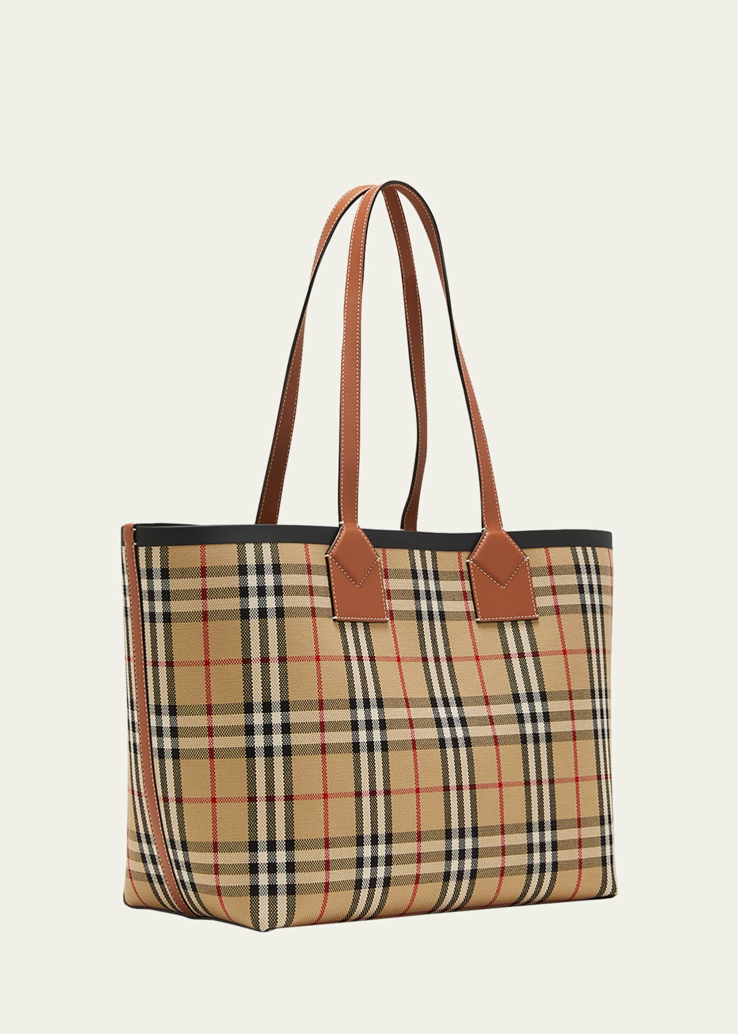 Burberry Heritage Medium Check Tote Bag - Bergdorf Goodman