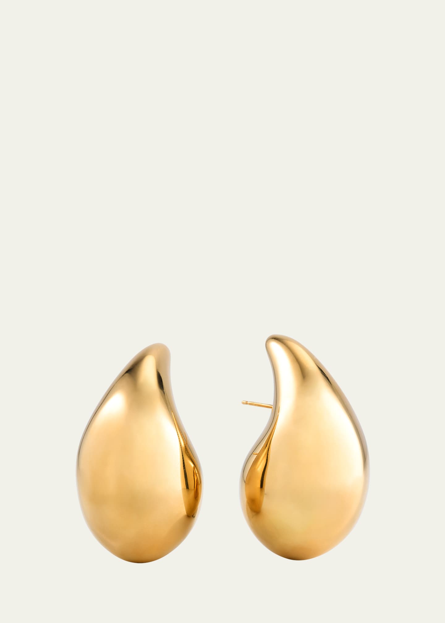 Bottega Veneta Polished Drop Earrings Gold Bergdorf Goodman