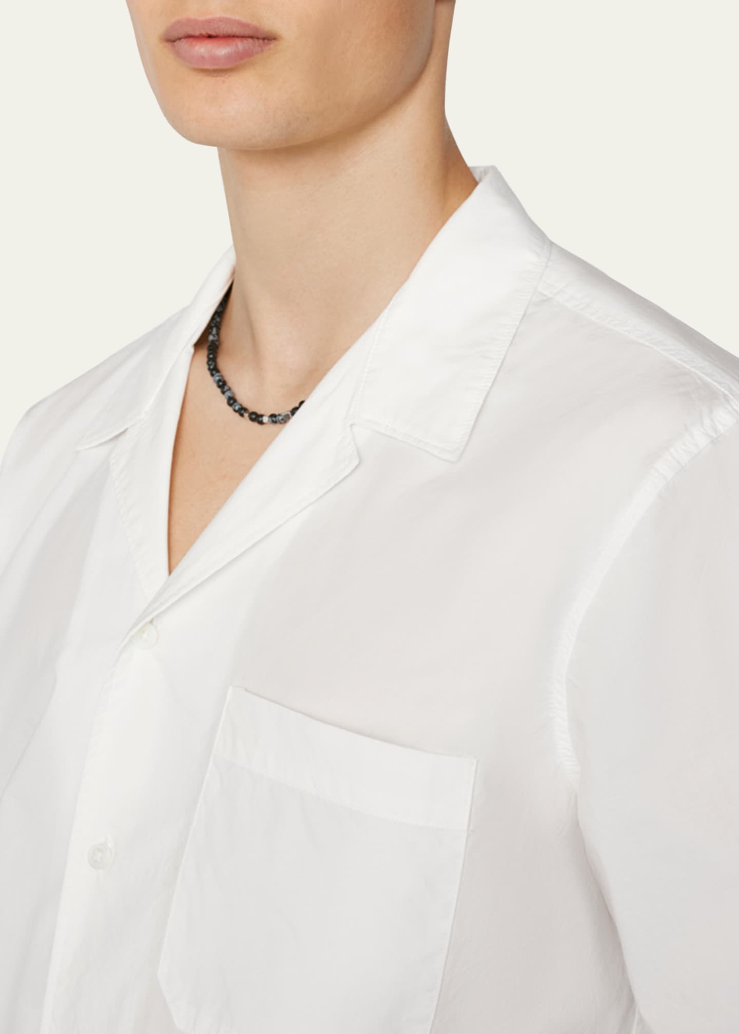 FRAME Men's Cotton Camp Shirt Bergdorf Goodman