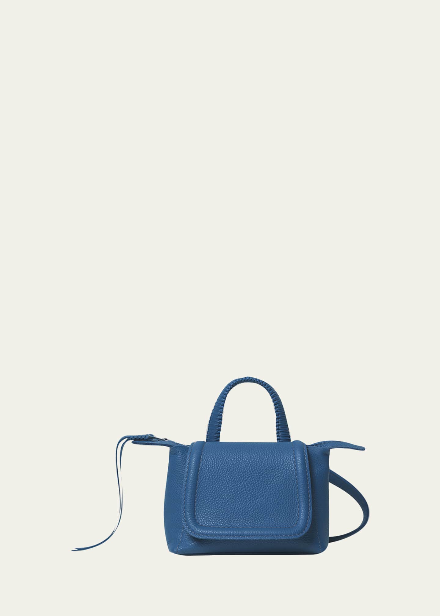 Callista Mini Flap Leather Top-Handle Bag - Bergdorf Goodman