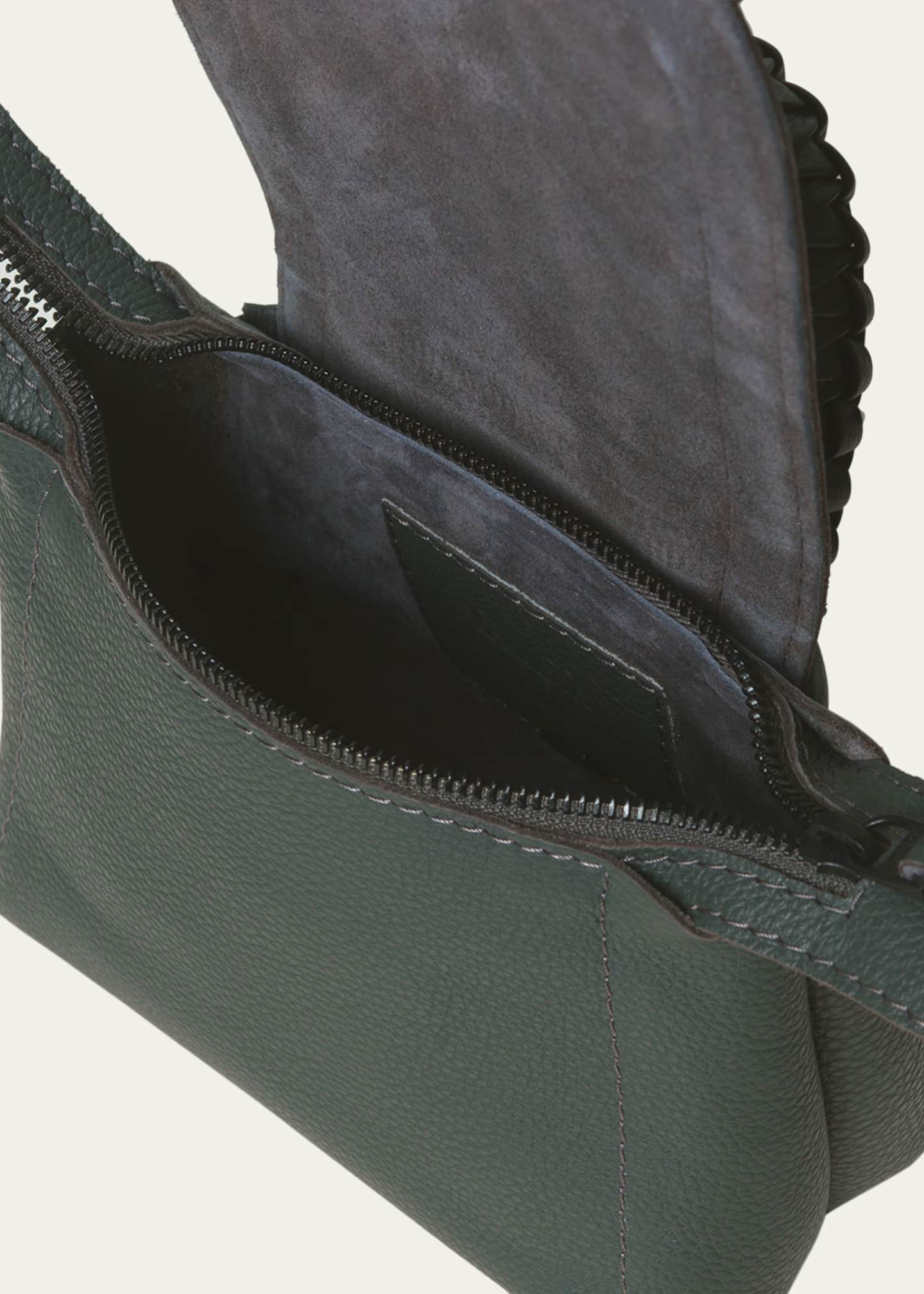 Callista Mini Grained Leather Top-Handle Bag Image 3 of 4