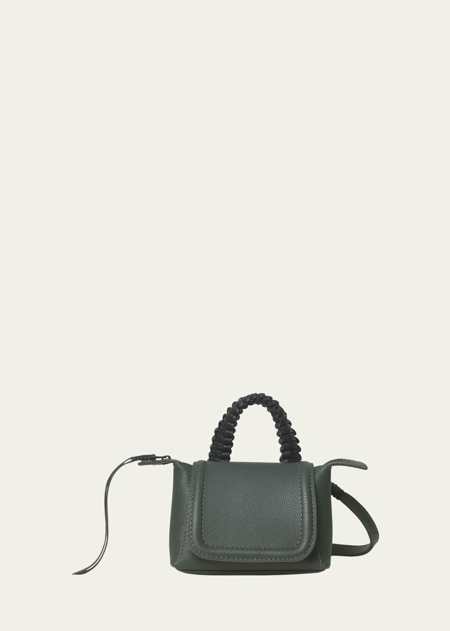 Callista Mini Grained Leather Top-Handle Bag Image 1 of 4