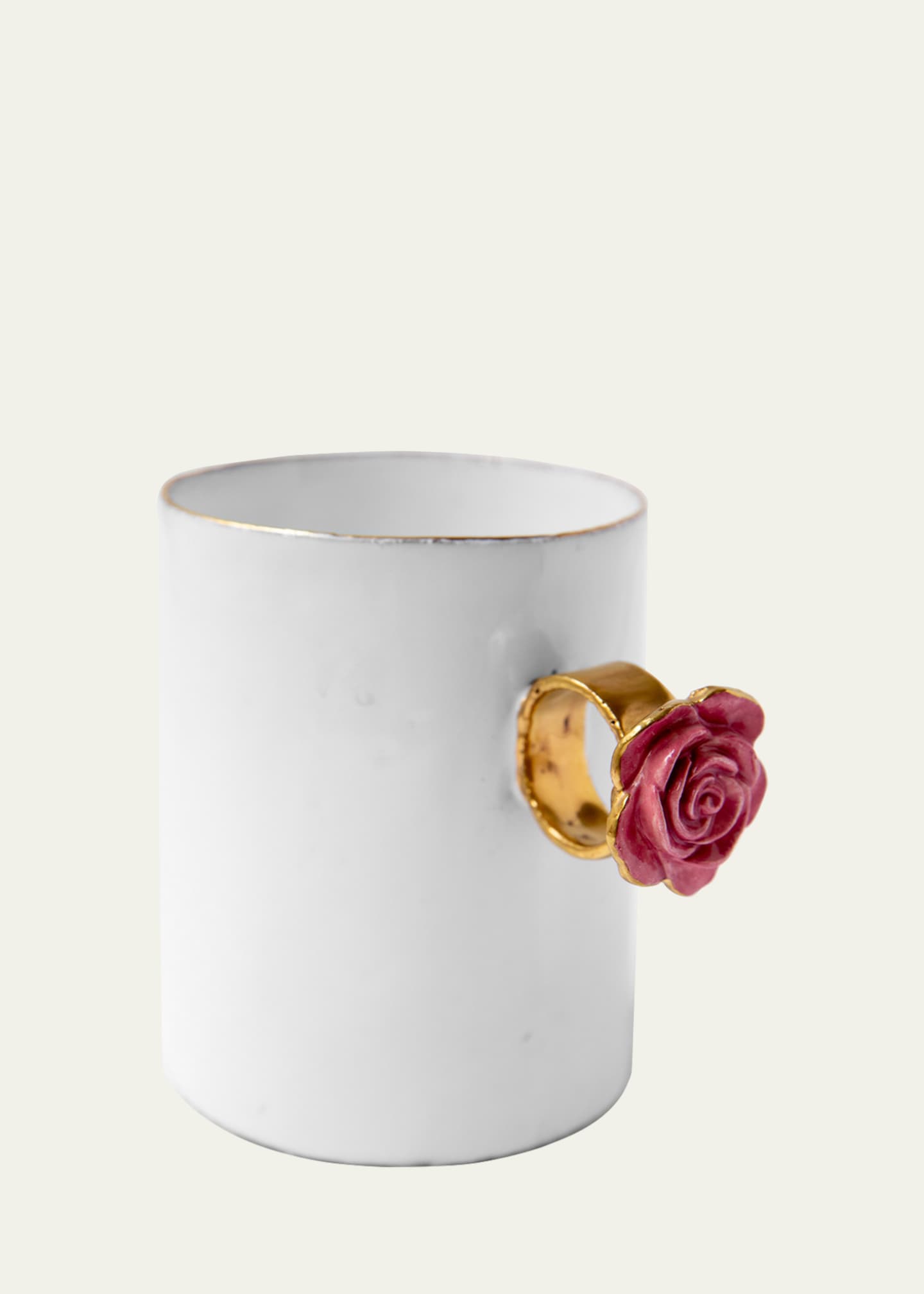 Astier De Vilatte Rose Ring Mug