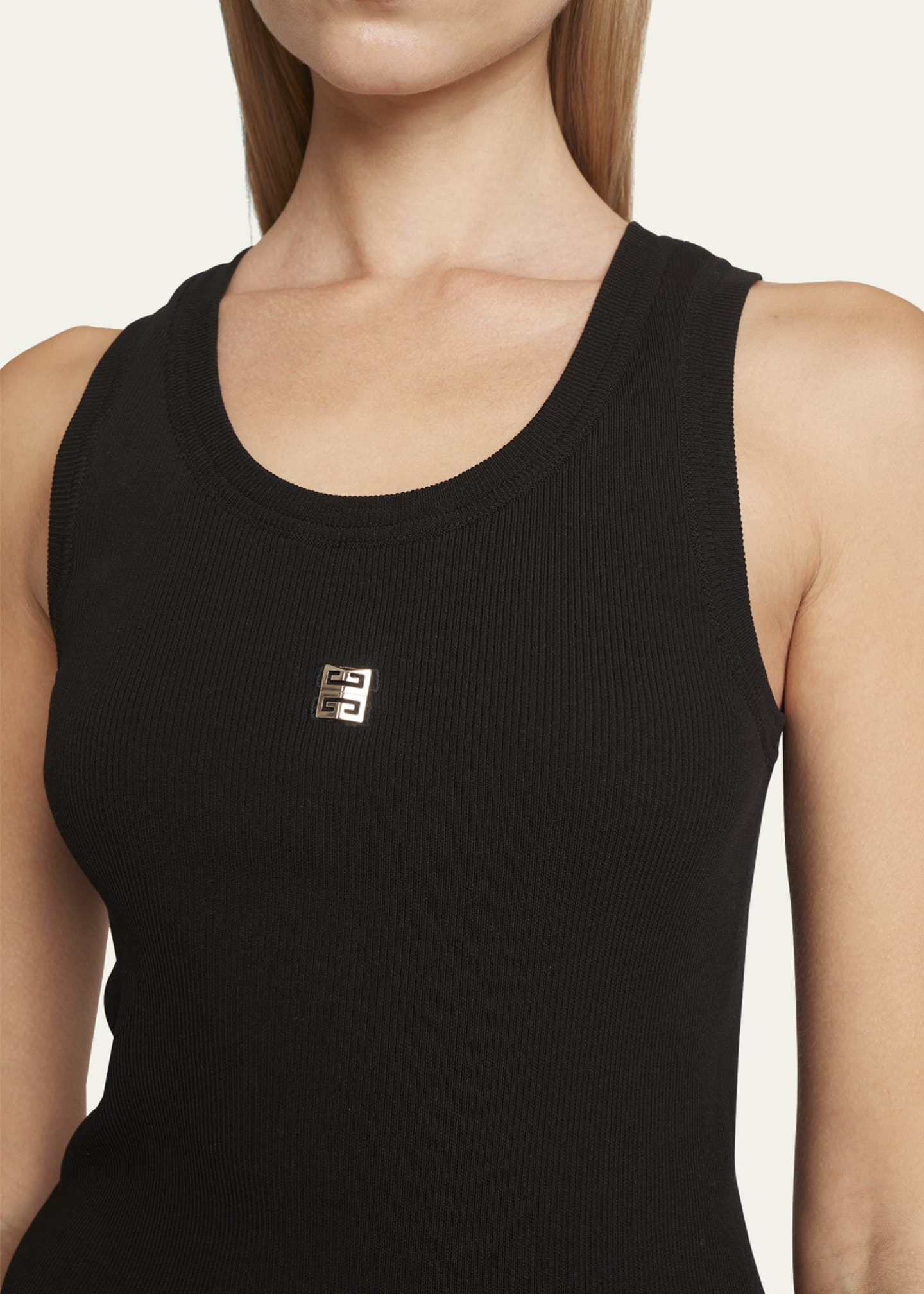 Givenchy Classic Tank Top with Logo Detail Bergdorf Goodman