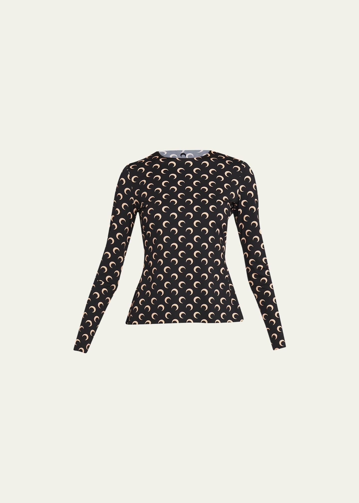 MARINE SERRE second skin moon top ロングT- MARINE SERRE second skin moon top ロングT-