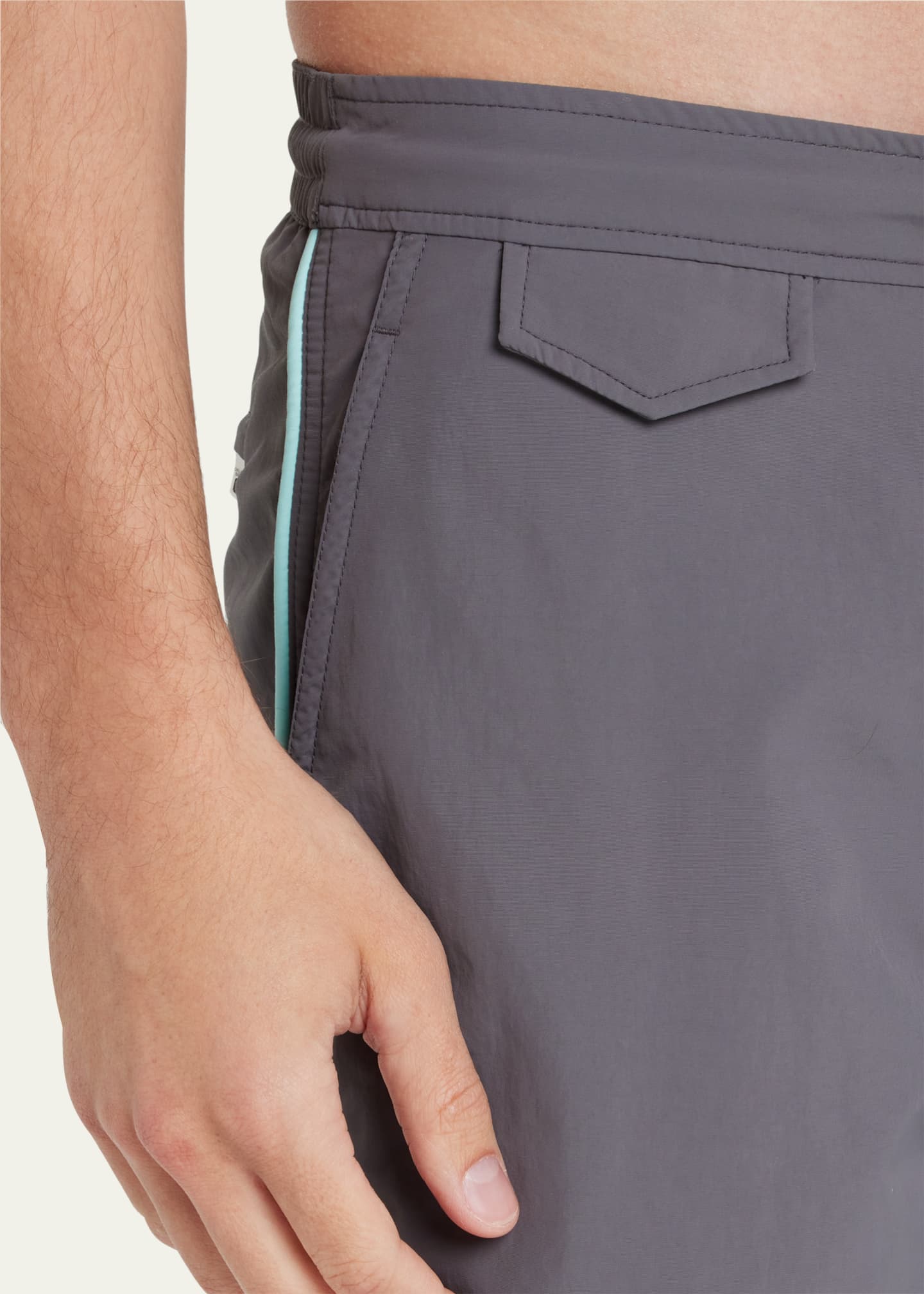 Orlebar Brown Men's Standard Piped Swim Trunks Bergdorf Goodman