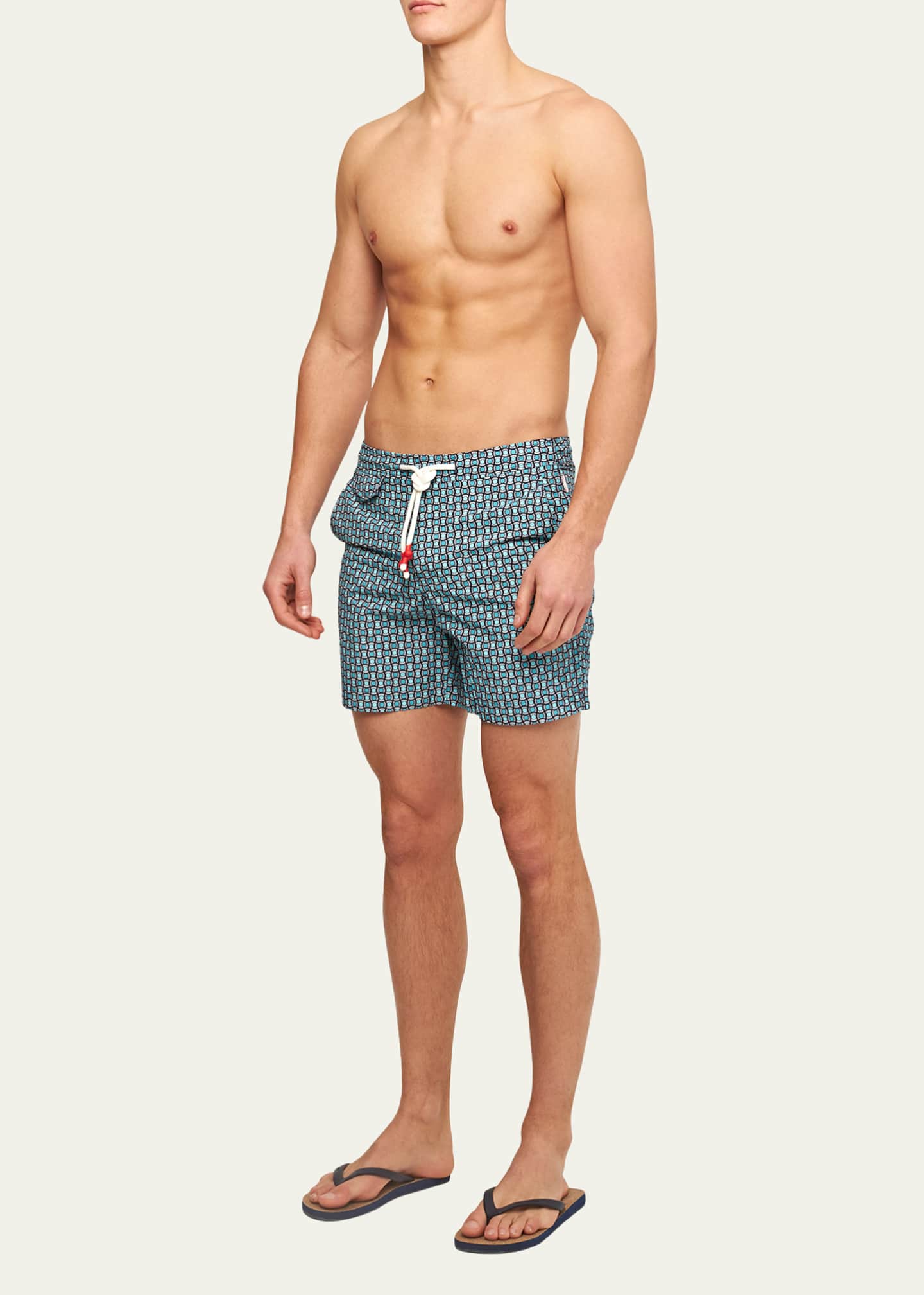 Orlebar Brown Men's Standard Geometric Swim Trunks - Bergdorf Goodman