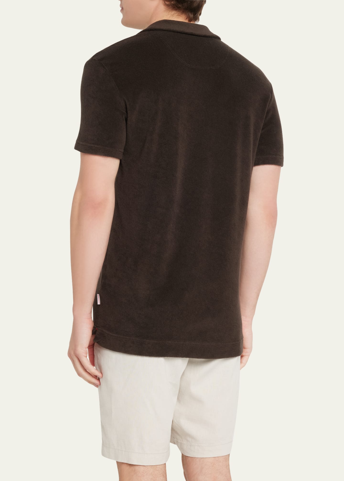 Orlebar Brown Men's Terry Towelling Polo Shirt - Bergdorf Goodman