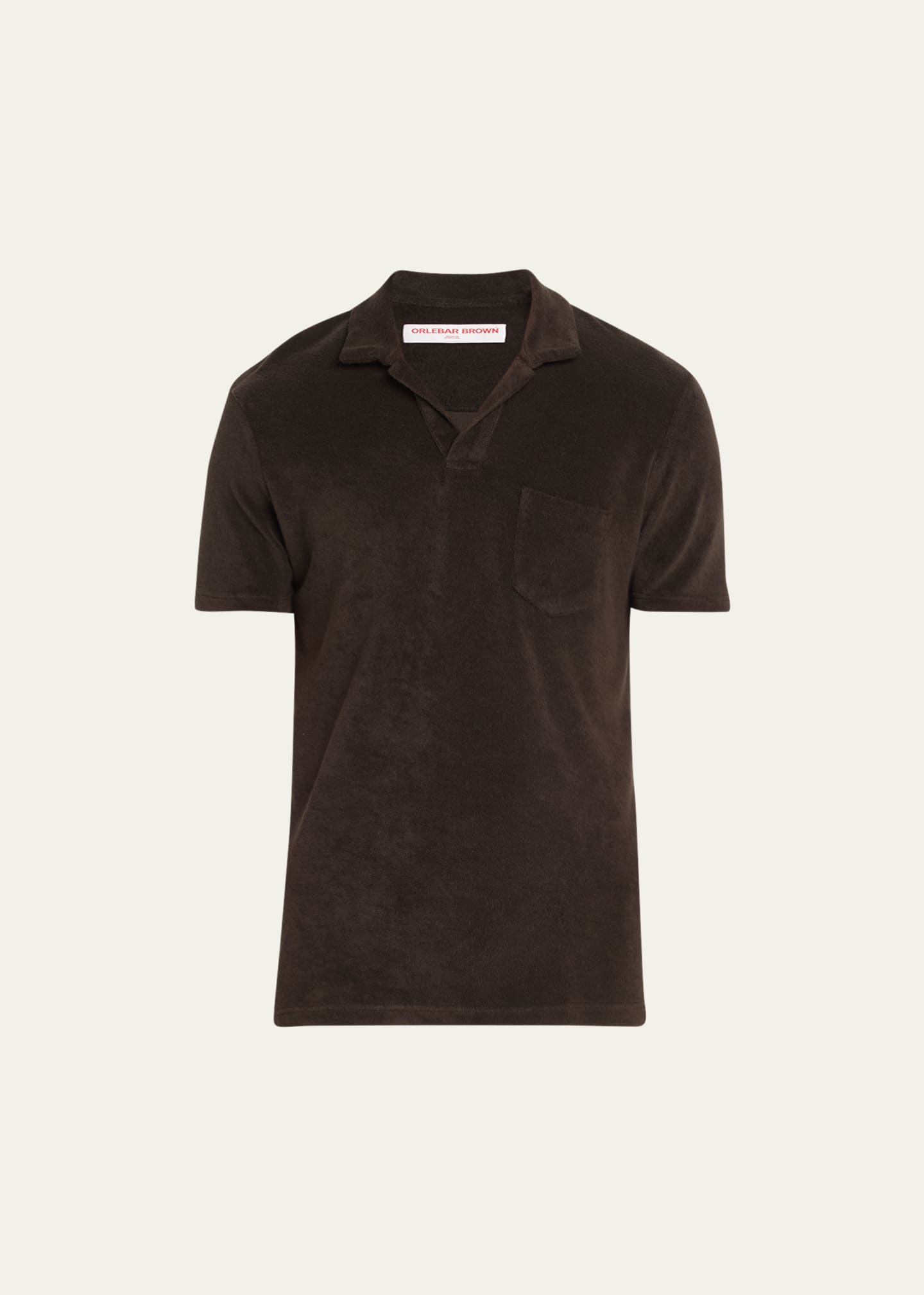 Orlebar Brown Men's Terry Towelling Polo Shirt - Bergdorf Goodman