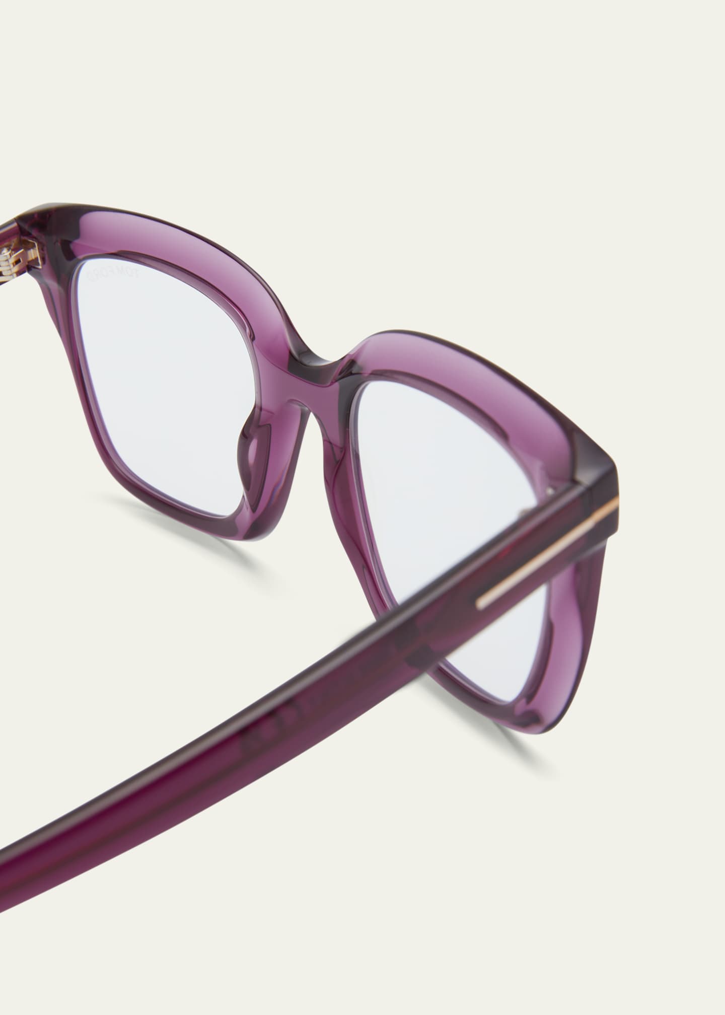 Purple tom ford glasses online