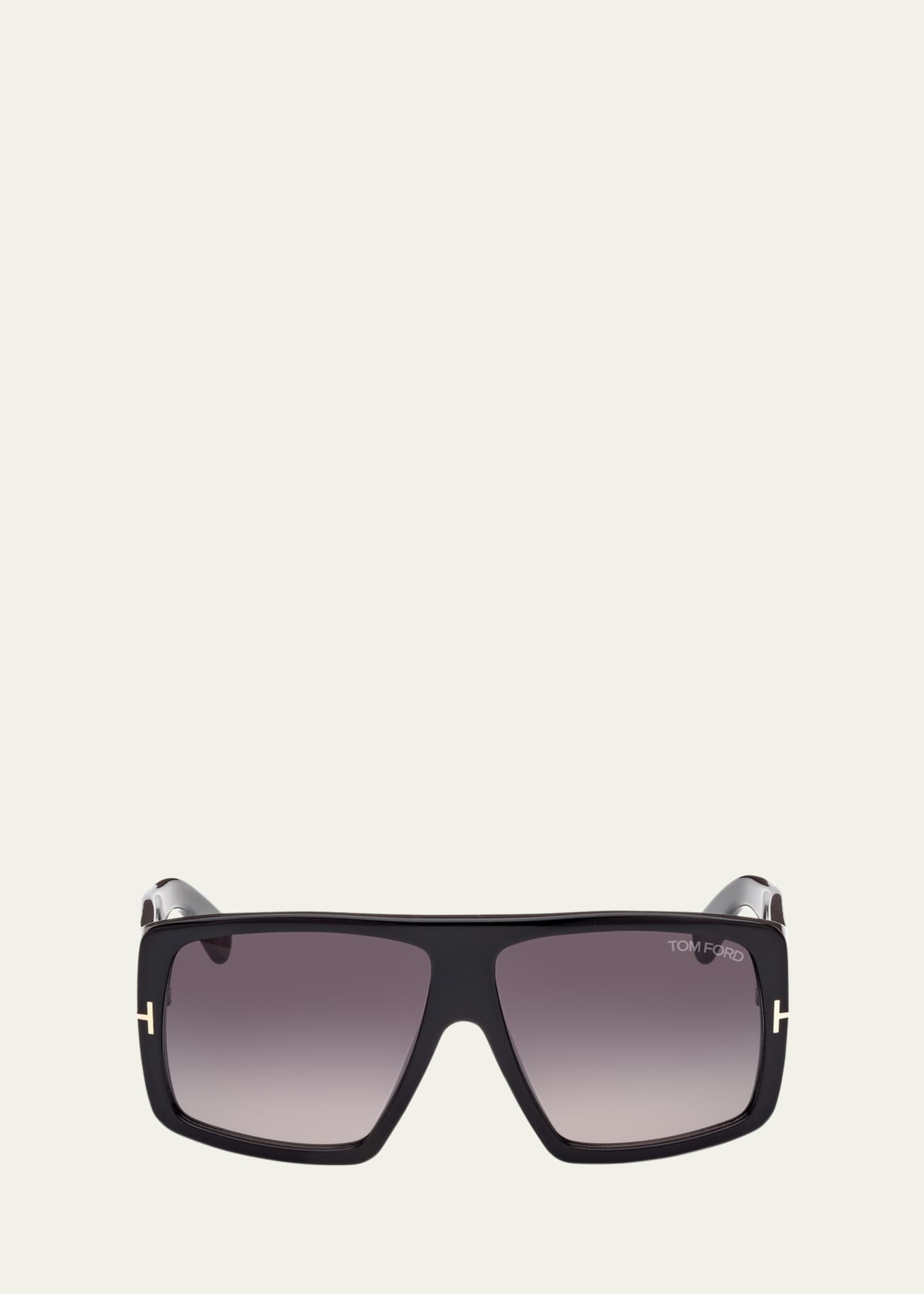 TOM FORD Gradient Logo Square Acetate Sunglasses