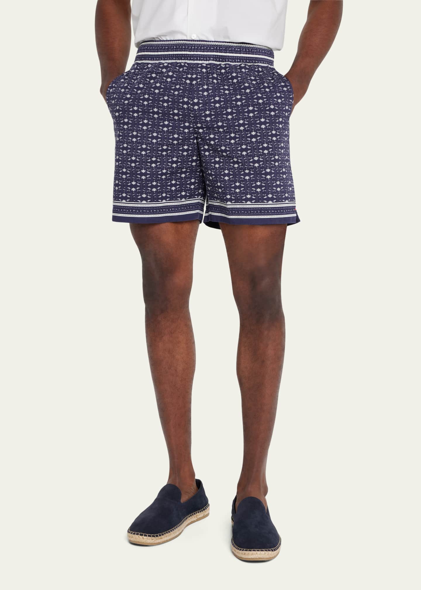 Orlebar Brown Louis Bandana-print Shorts in Blue for Men
