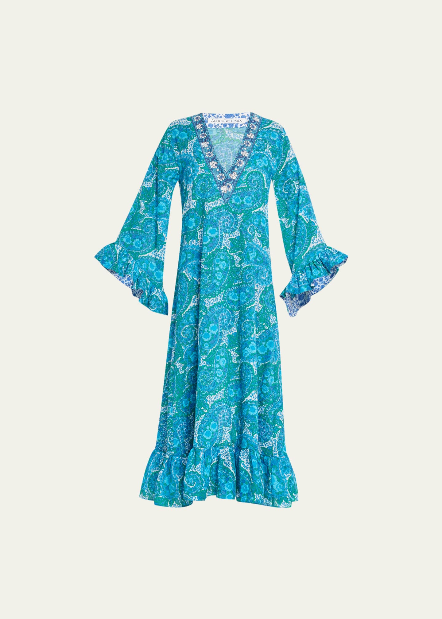 Alix of Bohemia Zelda Pool Paisley Dress Bergdorf Goodman