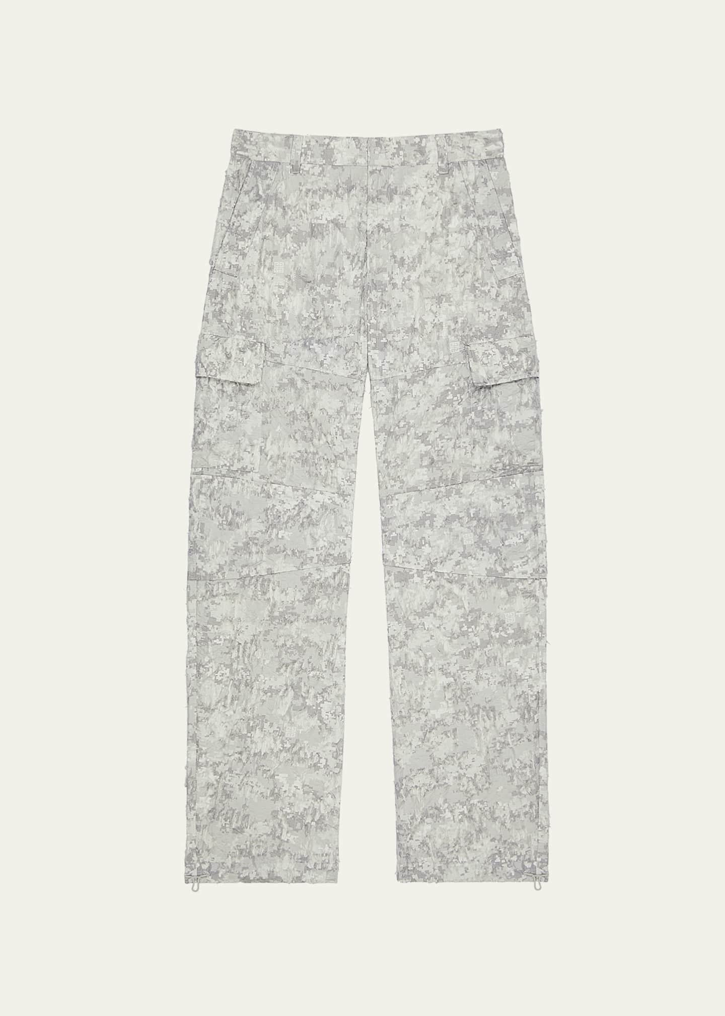 Givenchy Men's CamoPrint Cargo Pants Bergdorf Goodman