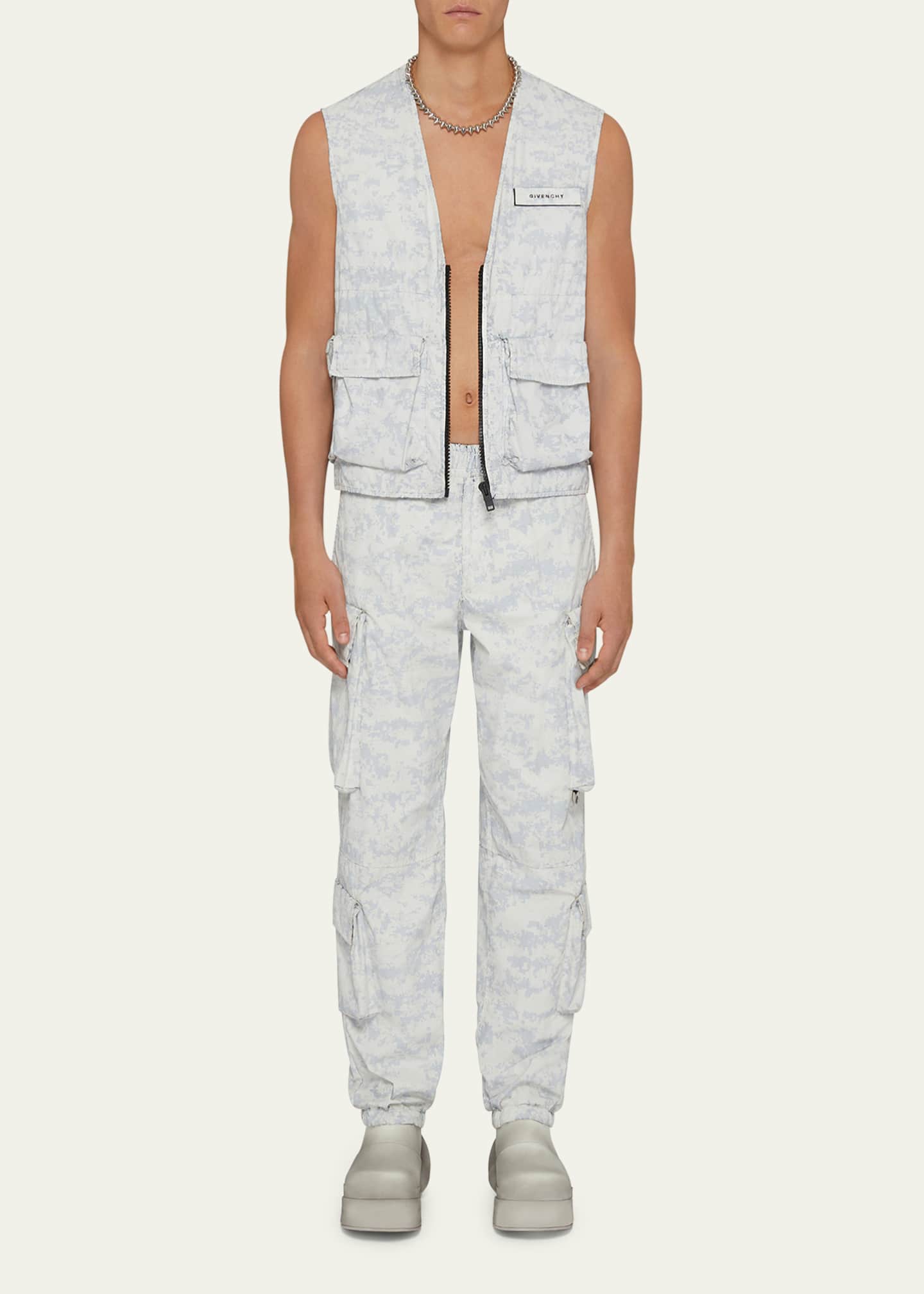 White cargo vest store