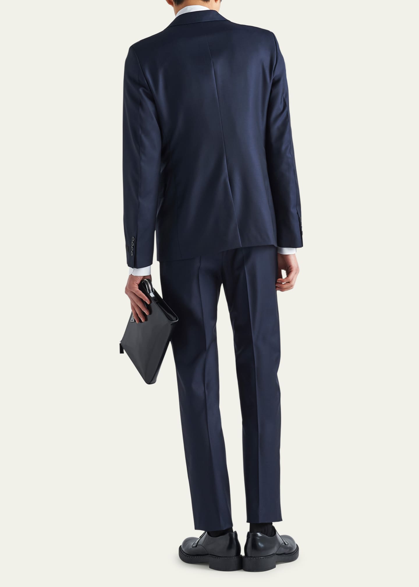 Prada Men s Solid Wool Blend Suit Bergdorf Goodman