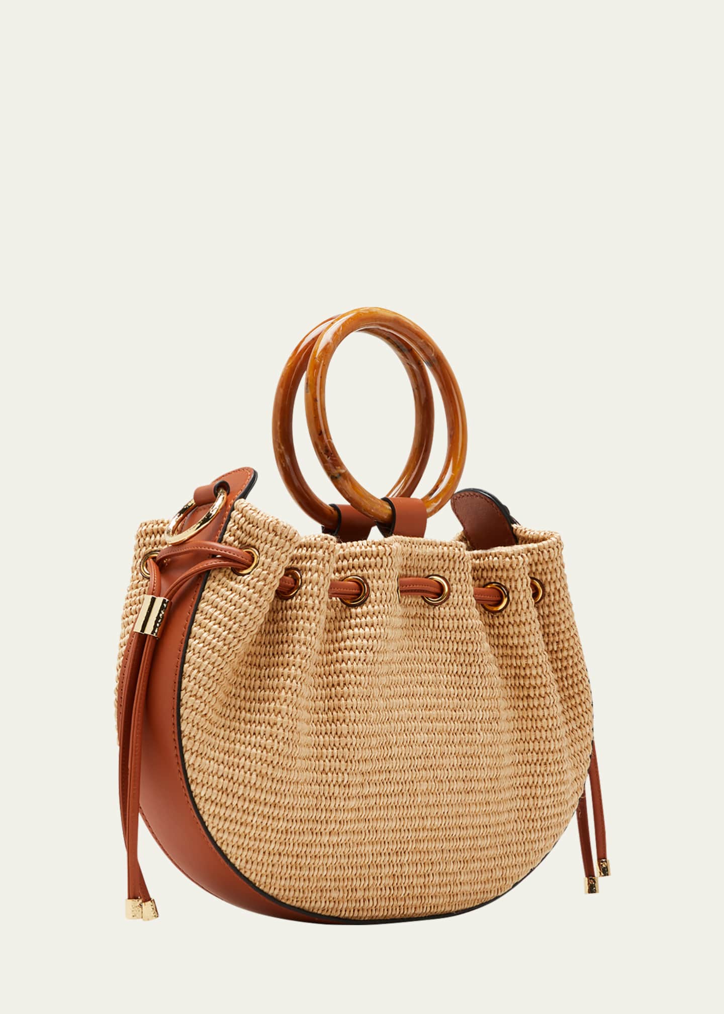 Ulla Johnson Valeria Small Bamboo TopHandle Bag Bergdorf Goodman
