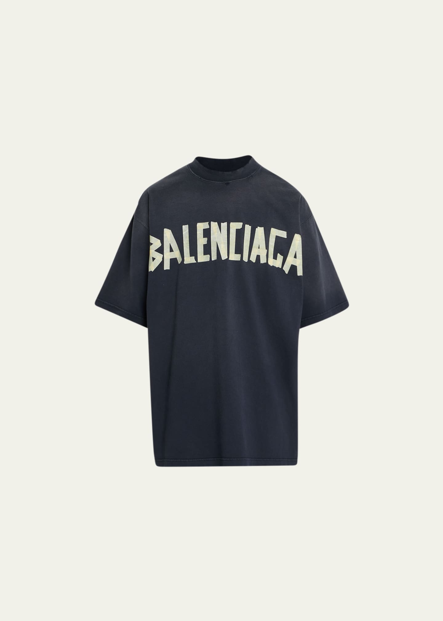 Balenciaga Men's Masking Tape Logo T-Shirt - Bergdorf Goodman