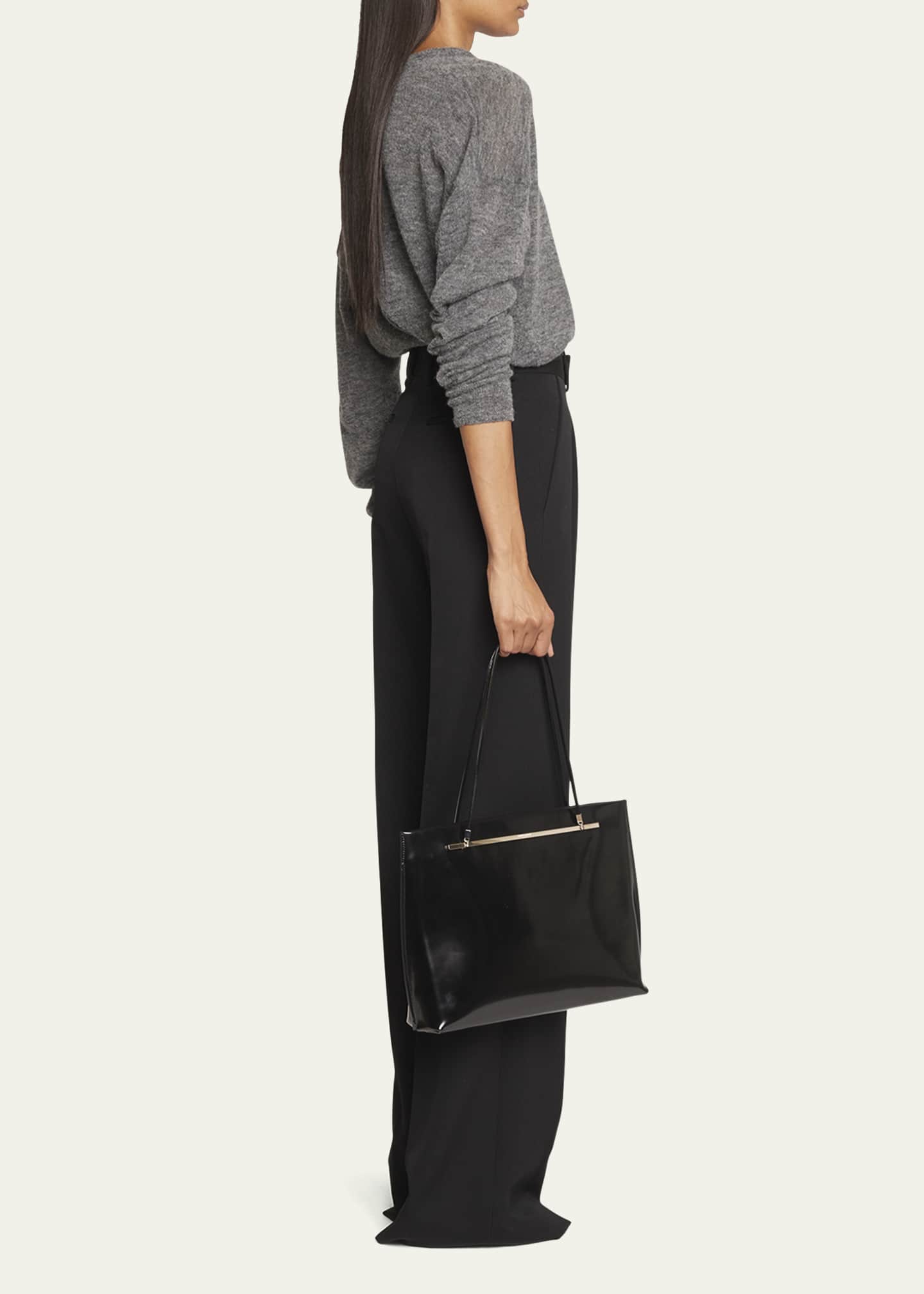 Saint Laurent Suzanne Shopping Tote Bag in Patent Leather Bergdorf Goodman