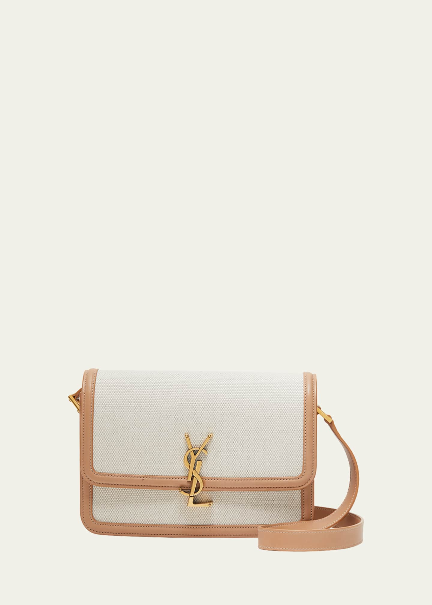 Saint Laurent Medium YSL Canvas Shoulder Bag - Bergdorf Goodman