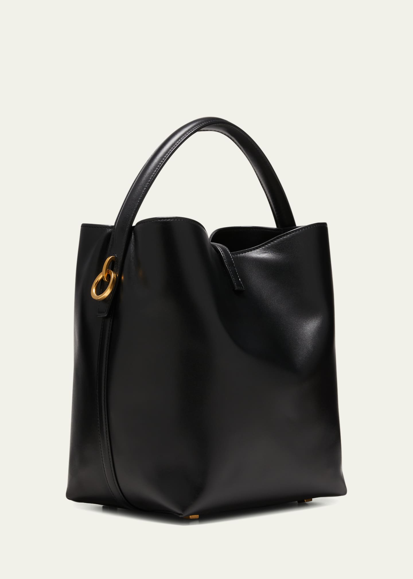 Saint Laurent Mini Chevron Canvas Bucket Bag - Bergdorf Goodman