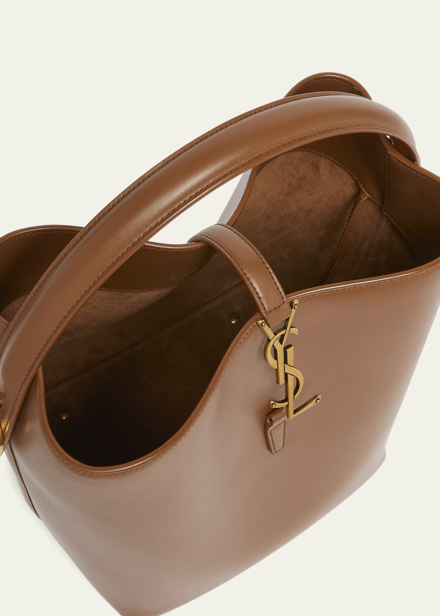 Saint Laurent Le 37 YSL Bucket Bag in Smooth Leather Image 4 of 5