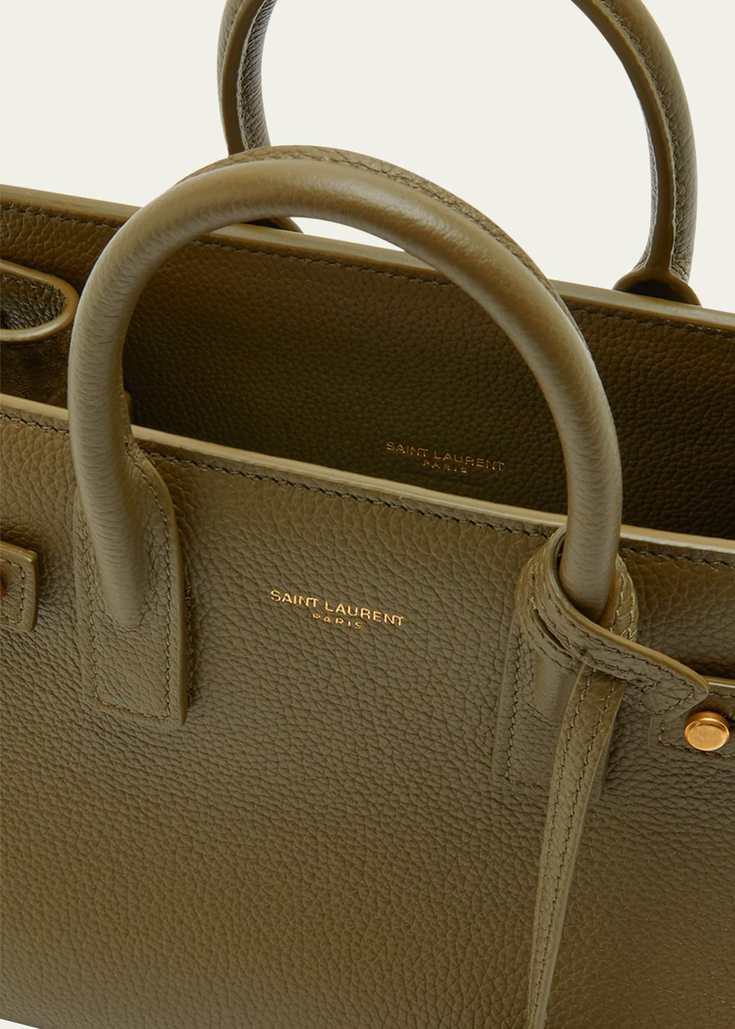 Saint Laurent Nano Sac de Jour Leather Tote