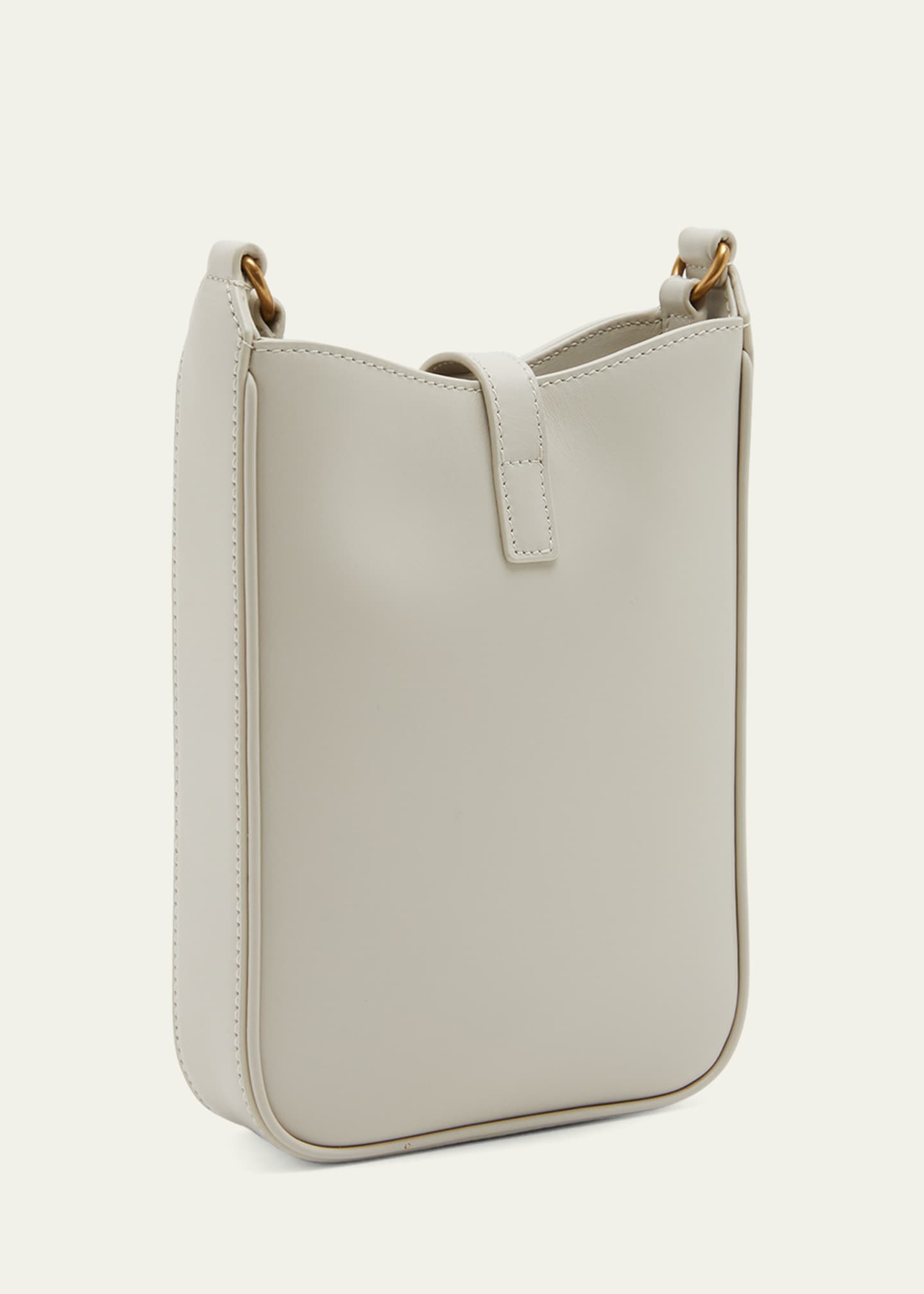 Saint Laurent Le 5 A 7 Mini YSL Vertical Bucket Bag in Smooth Leather Image 3 of 5
