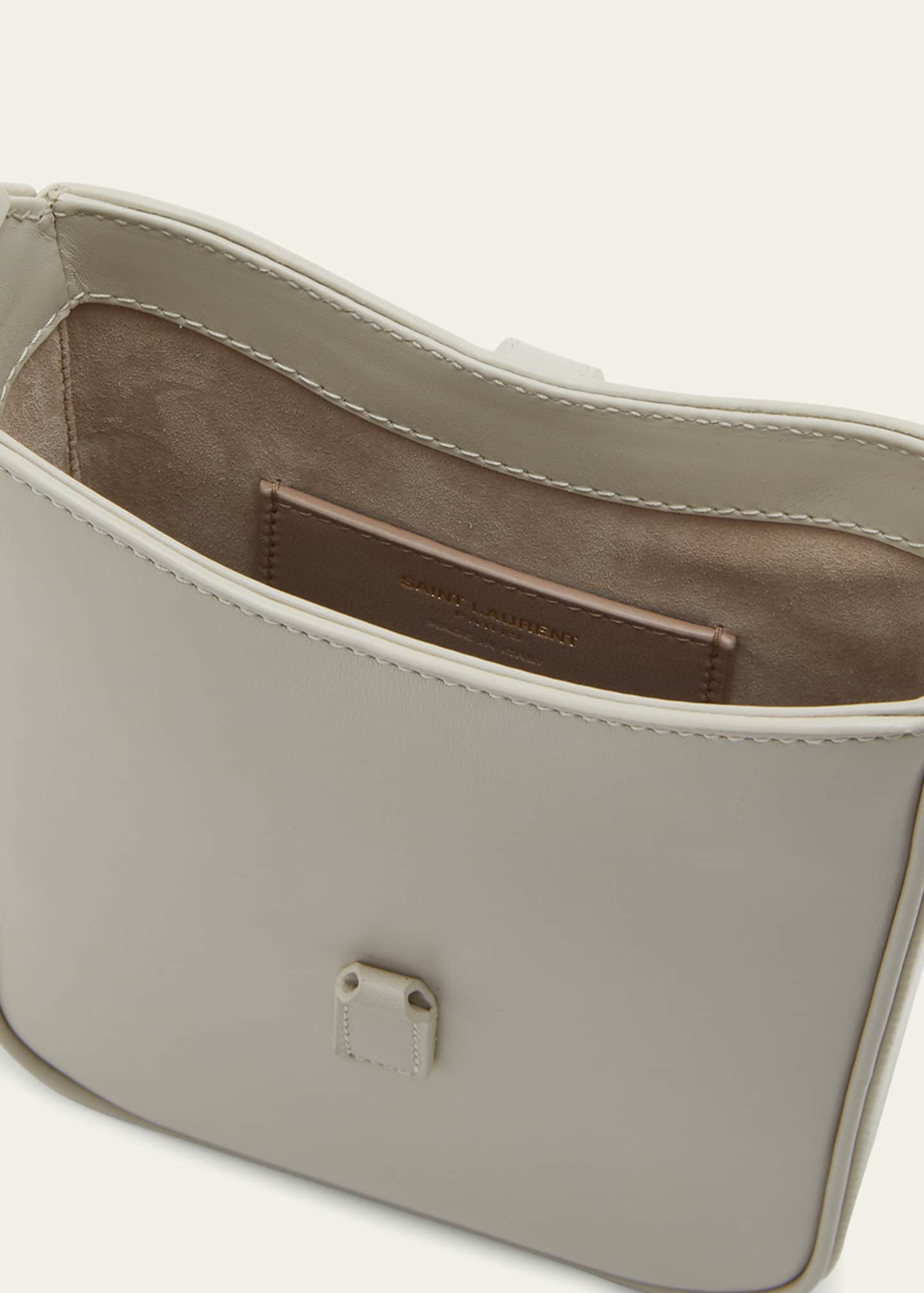 Saint Laurent Le 5 A 7 Mini YSL Vertical Bucket Bag in Smooth Leather Image 4 of 5