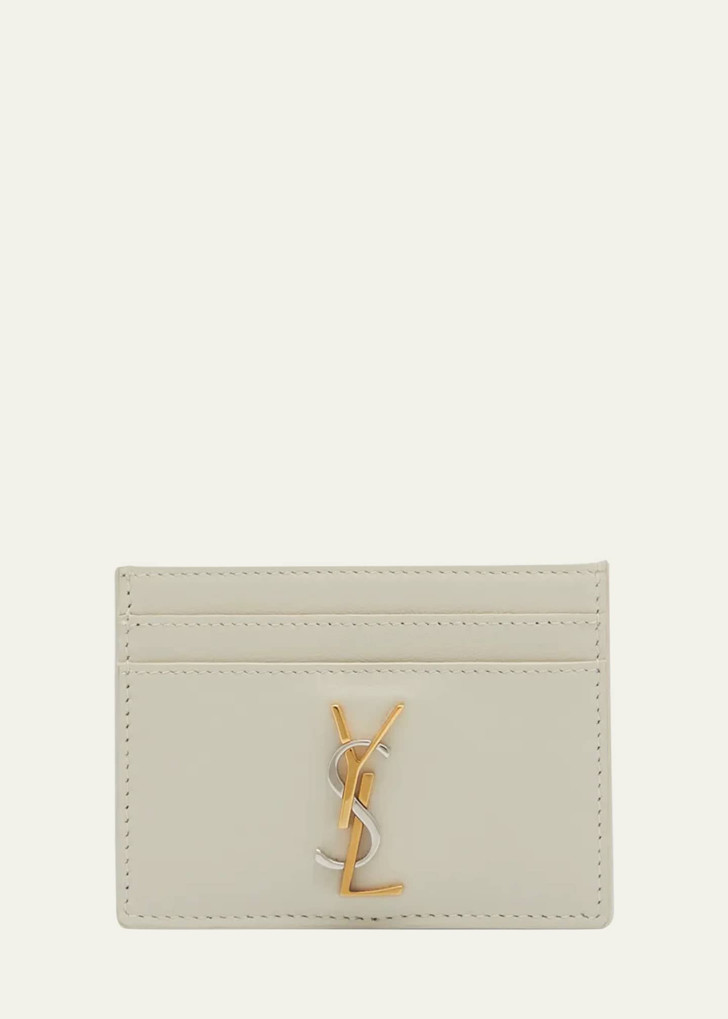 Saint Laurent YSL Monogram Card Case in Smooth Leather Image 1 of 4