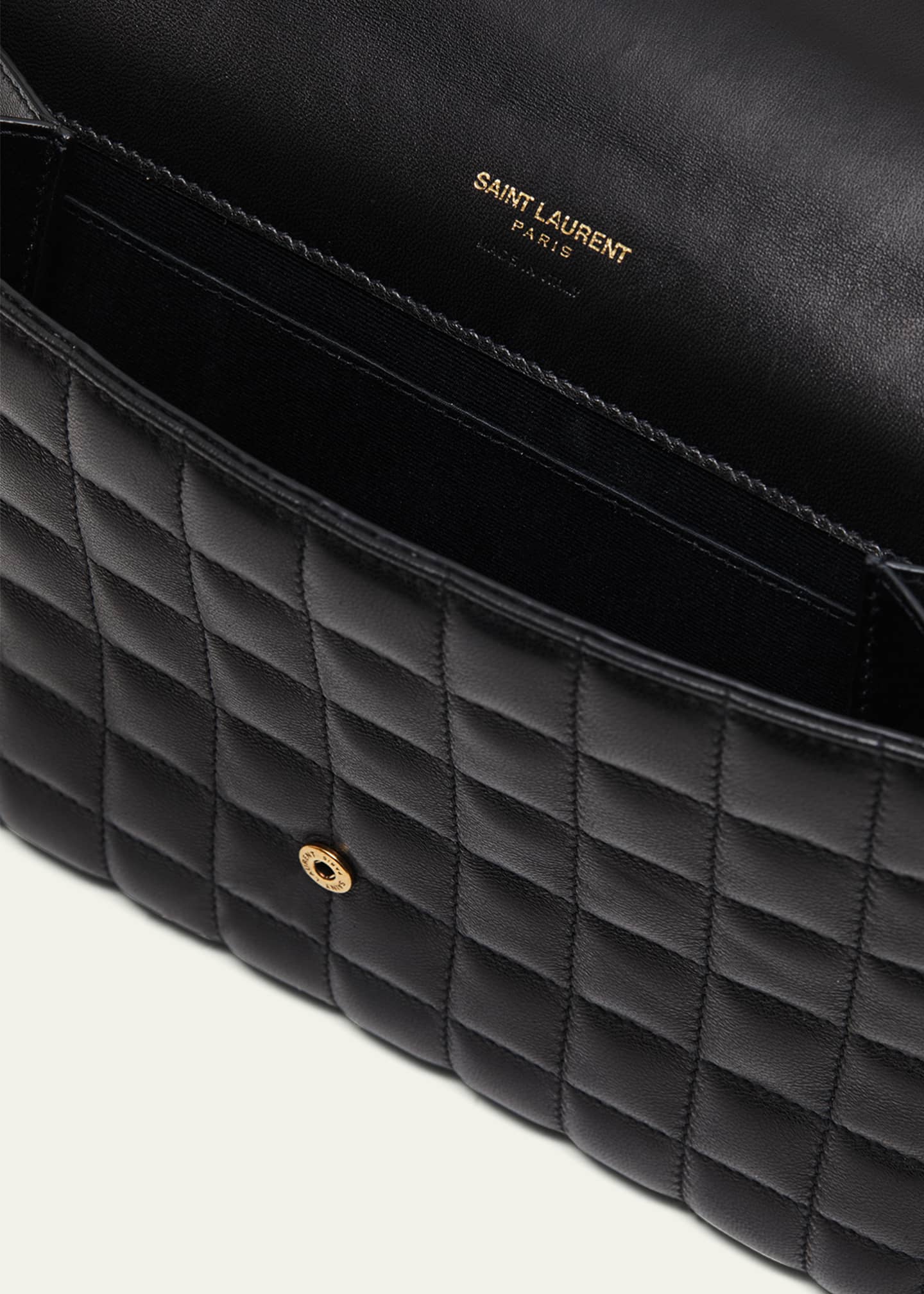 Saint Laurent Medium Cassandra Quilted Leather Envelope Bag - ShopStyle