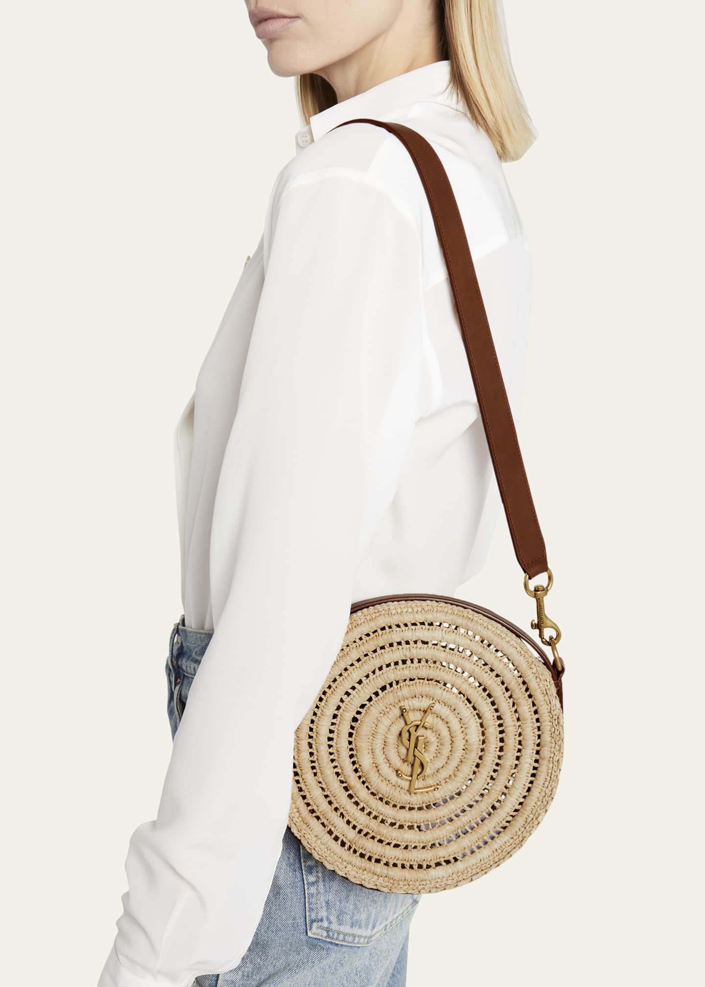 Ysl monogram shoulder on sale bag