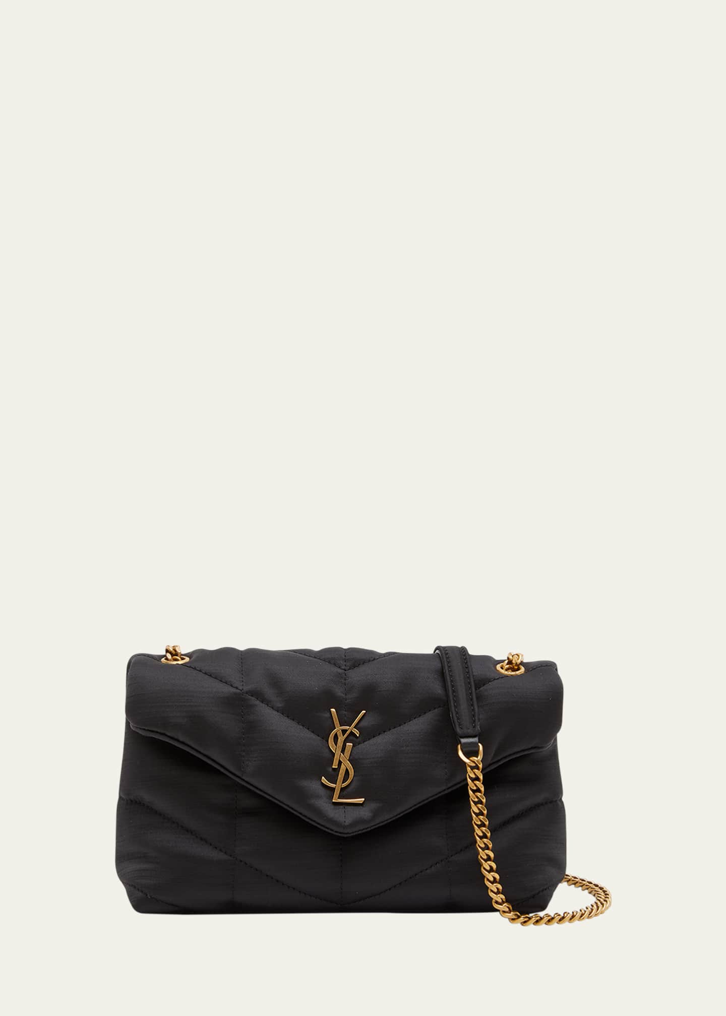 Saint Laurent Lou Puffer Toy YSL Crossbody Bag in Quilted