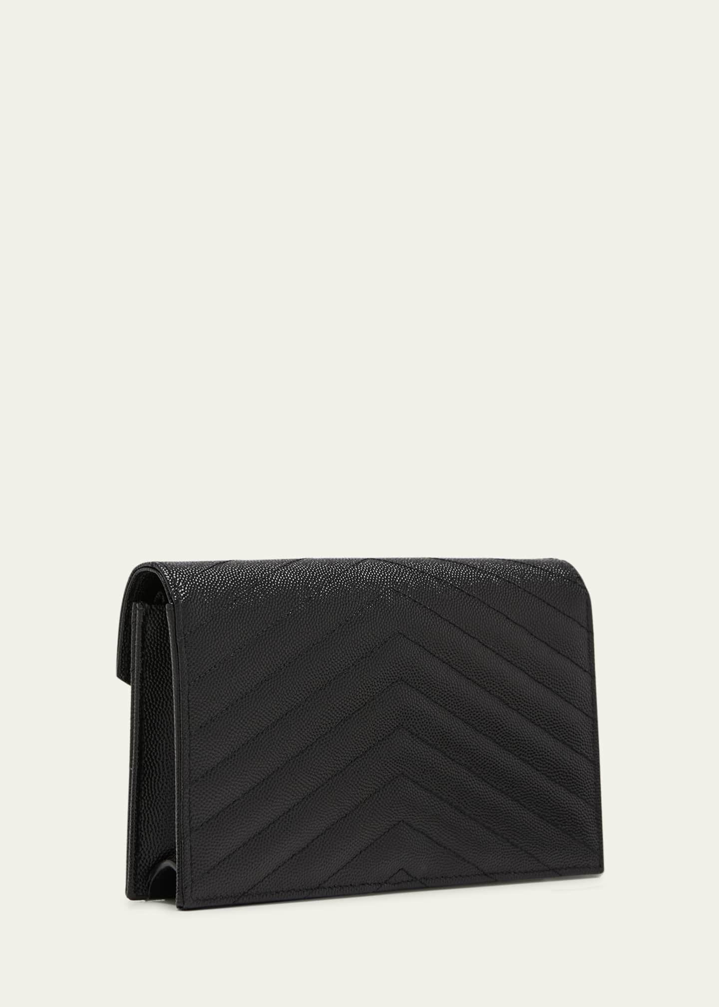 Saint Laurent YSL Envelope Wallet on Chain - Bergdorf Goodman