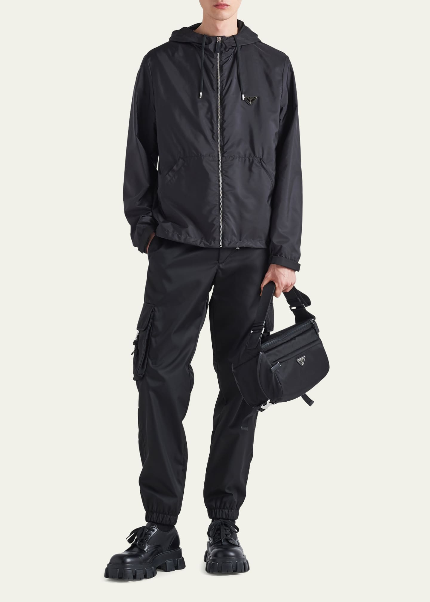 Prada Men's Re-Nylon Blouson Jacket - Bergdorf Goodman